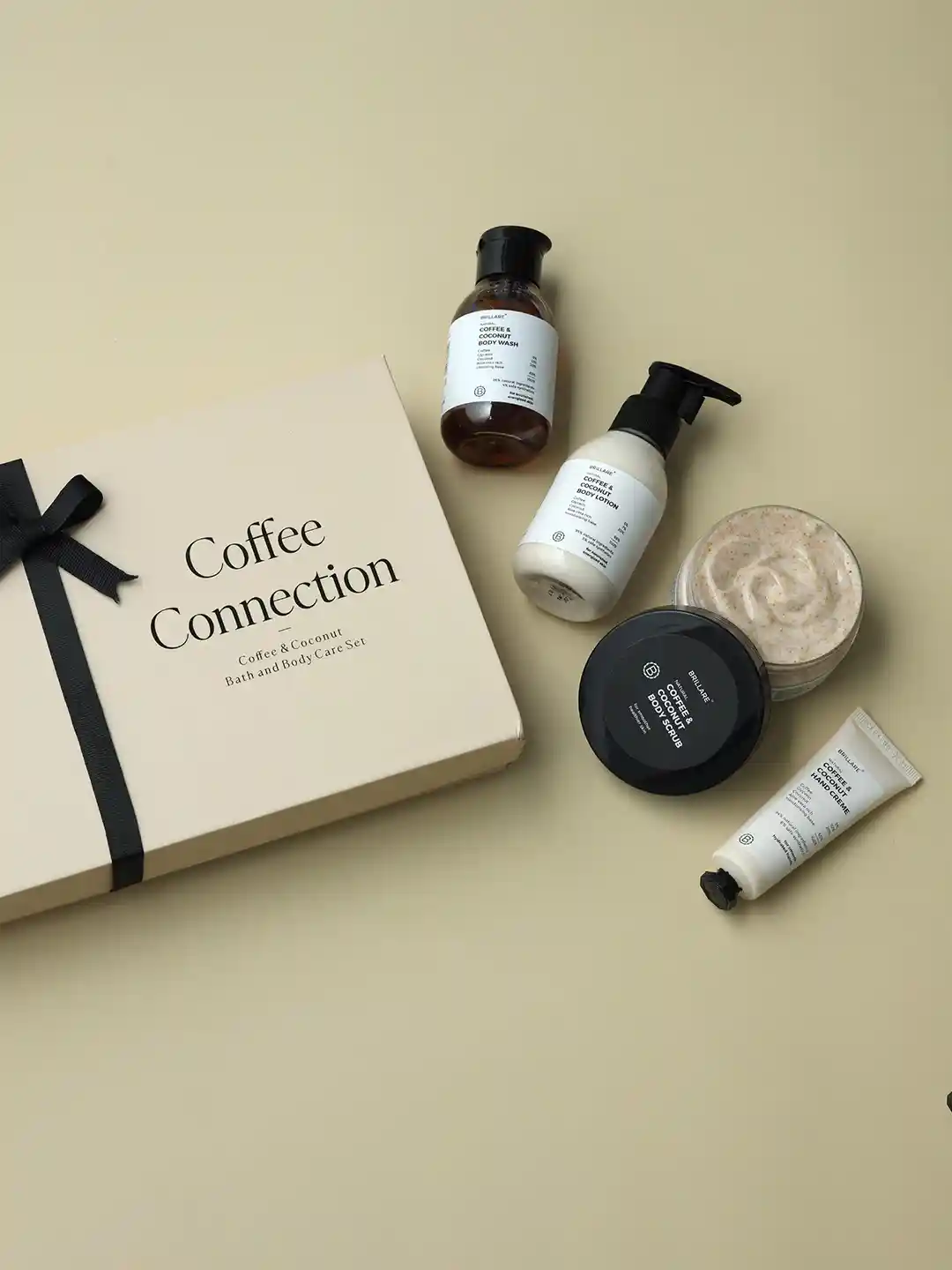 Buy BRILLARE Set Of 4 Coffee Connection Body Wash, Lotion, Scrub