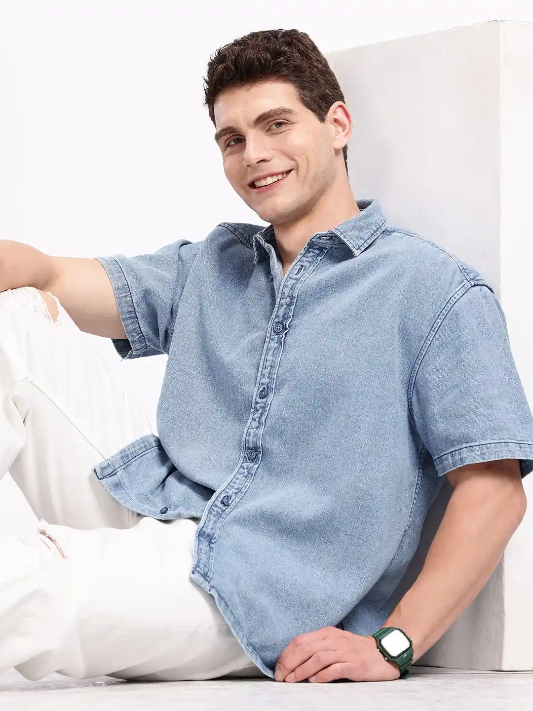 Buy Aeropostale Pure Cotton Drop-Shoulder Sleeves Relaxed Fit