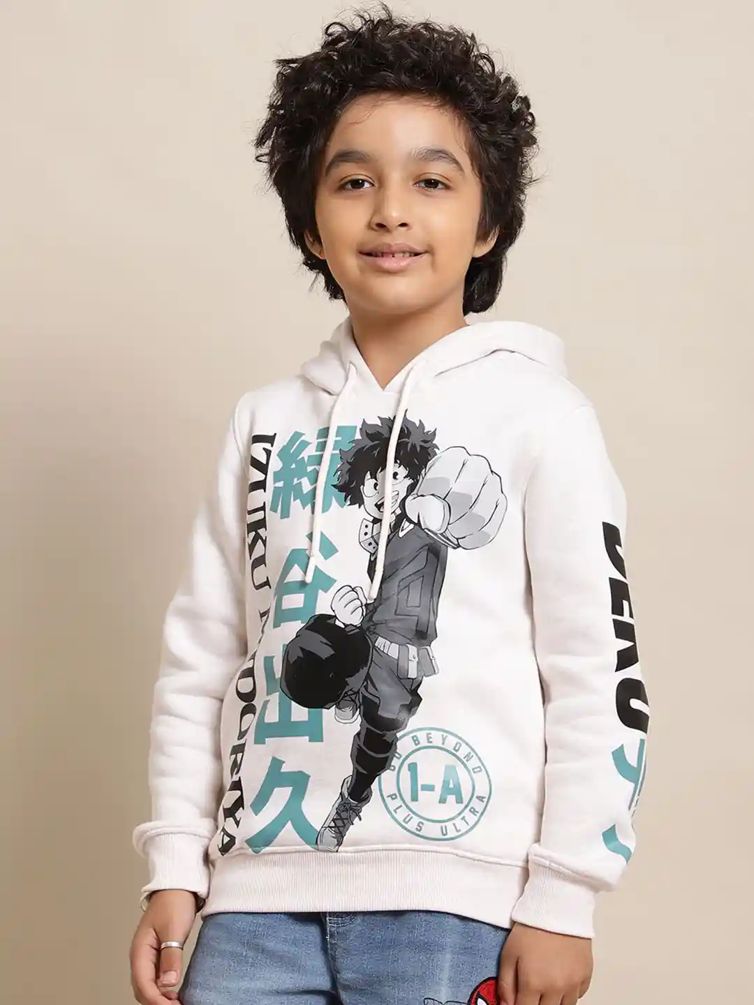 Hooded Sweatshirt Boku No Hero Sweatshirt Buy Kids Ville Boys My