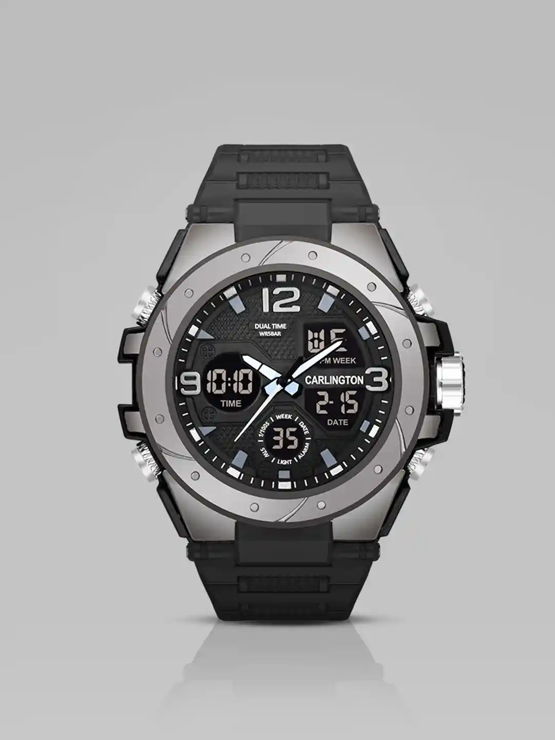 Carlington Durable Digital Watch CARLINGTON Men Dial Straps