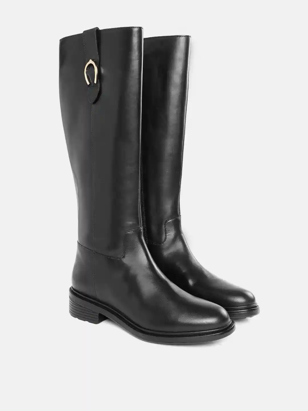 Geox Women D Walk Pleasure D Leather Heeled High-Top Regular Boots