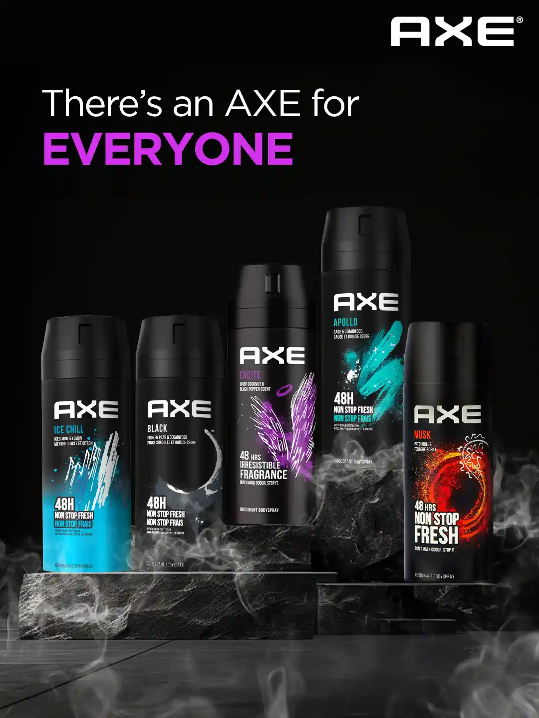 Buy Axe Men Excite Crisp Coconut Black Pepper Deodorant Body