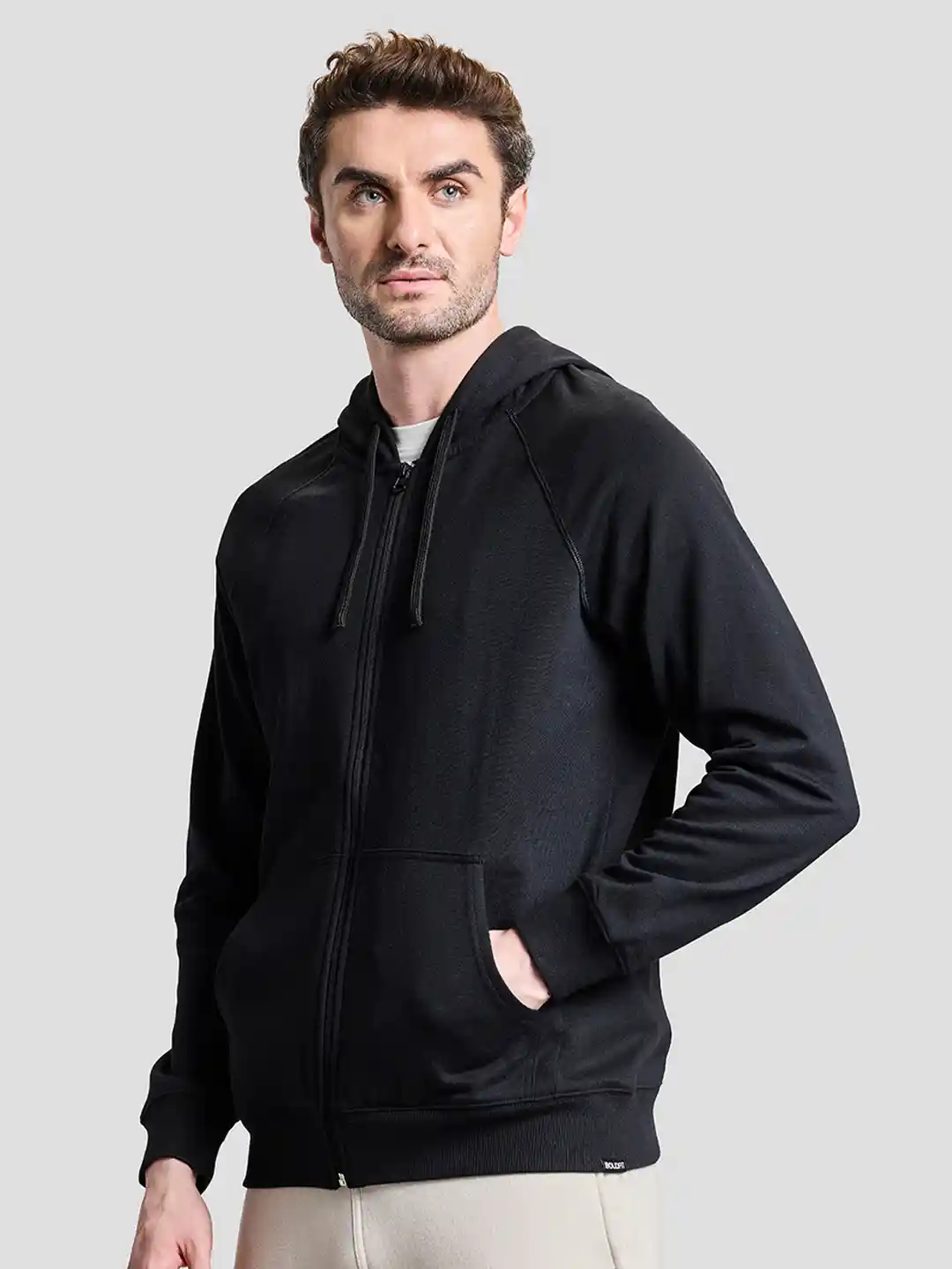 BOLDFIT Men Fleece Hooded Sweatshirt