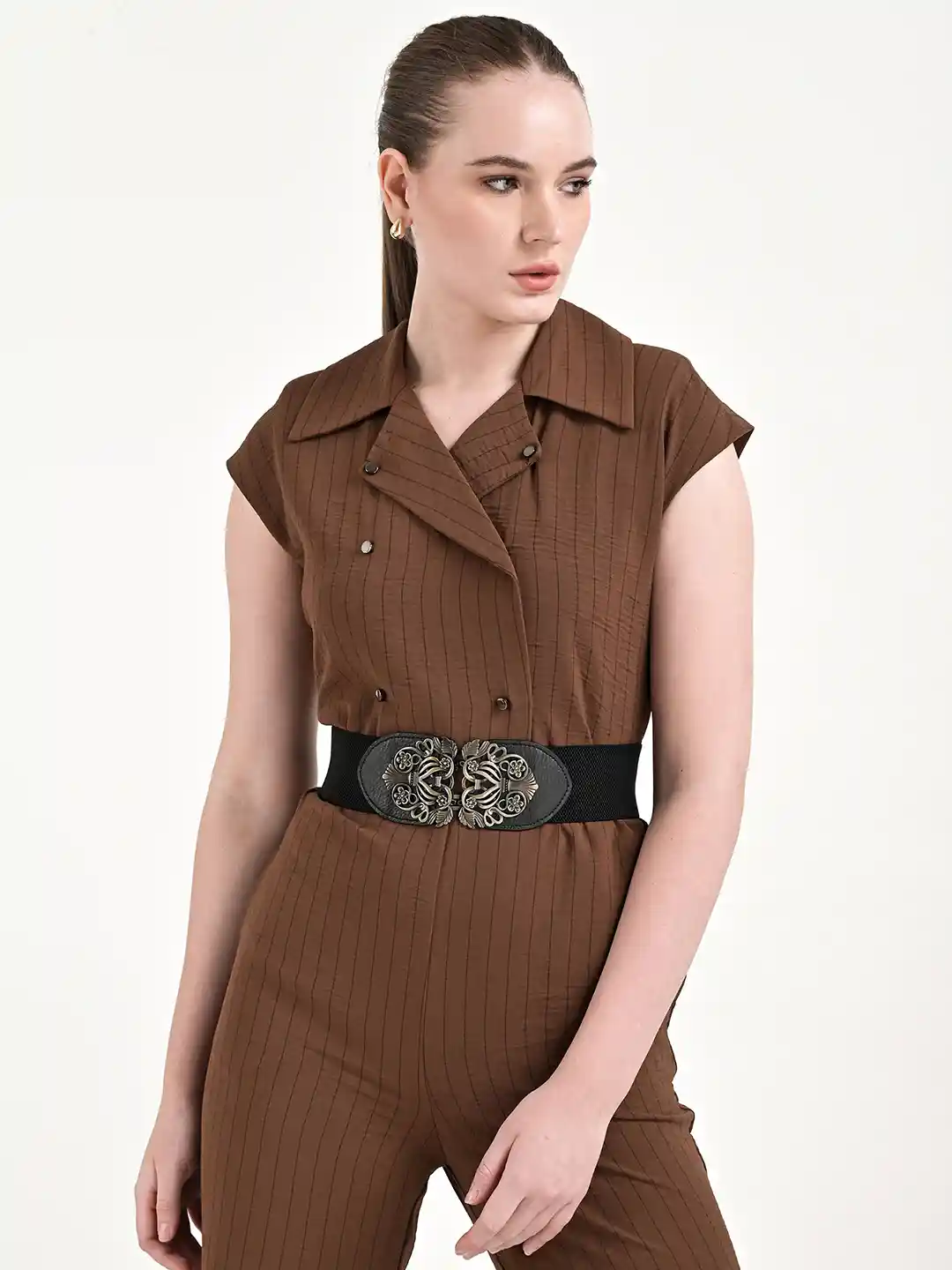 Buy Kazo Women Broad Elasticated Vintage Belt Belts for Women