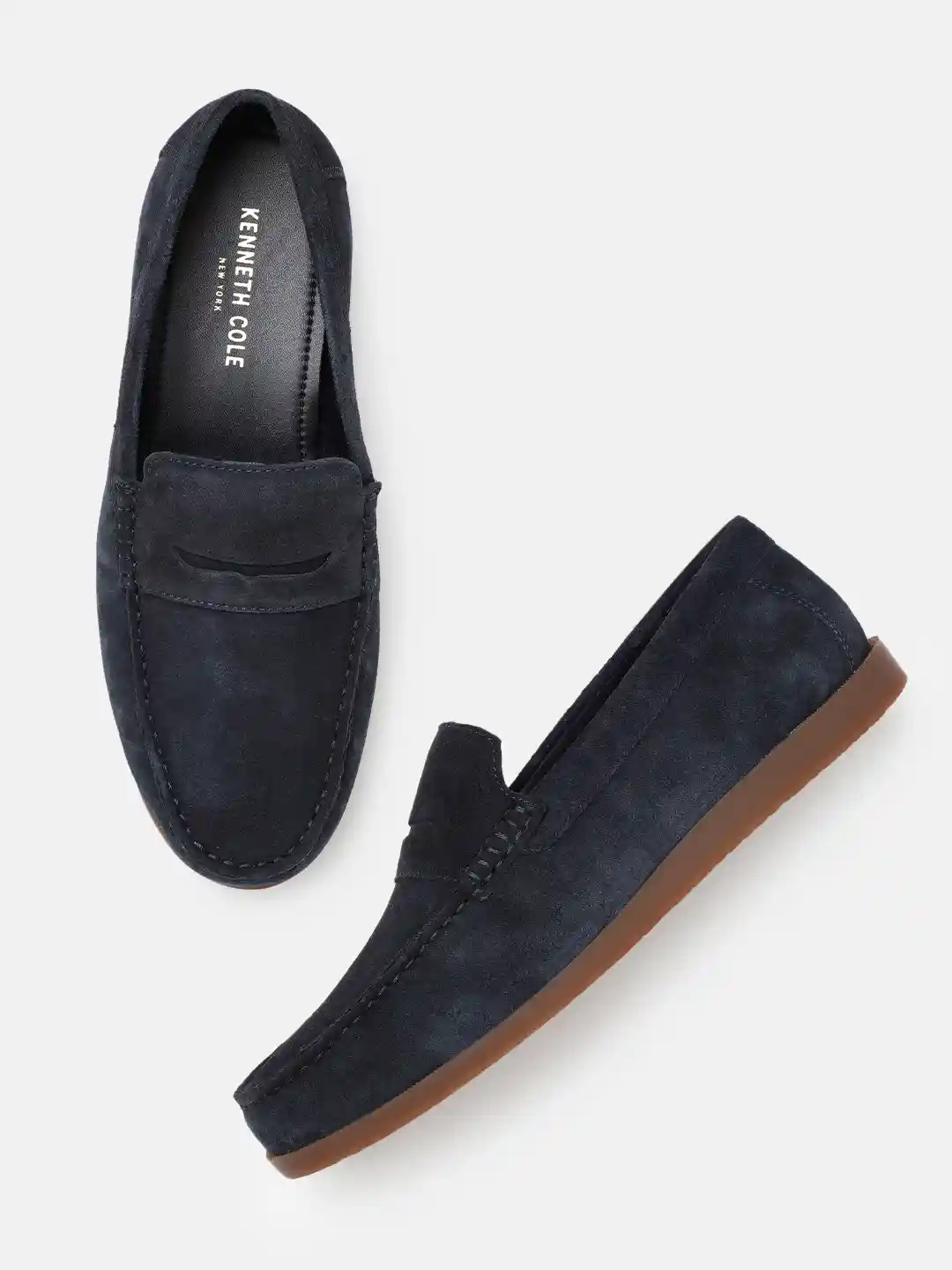 Myntra Kenneth Cole Mens Slip On Shoes Kenneth Cole Men Suede