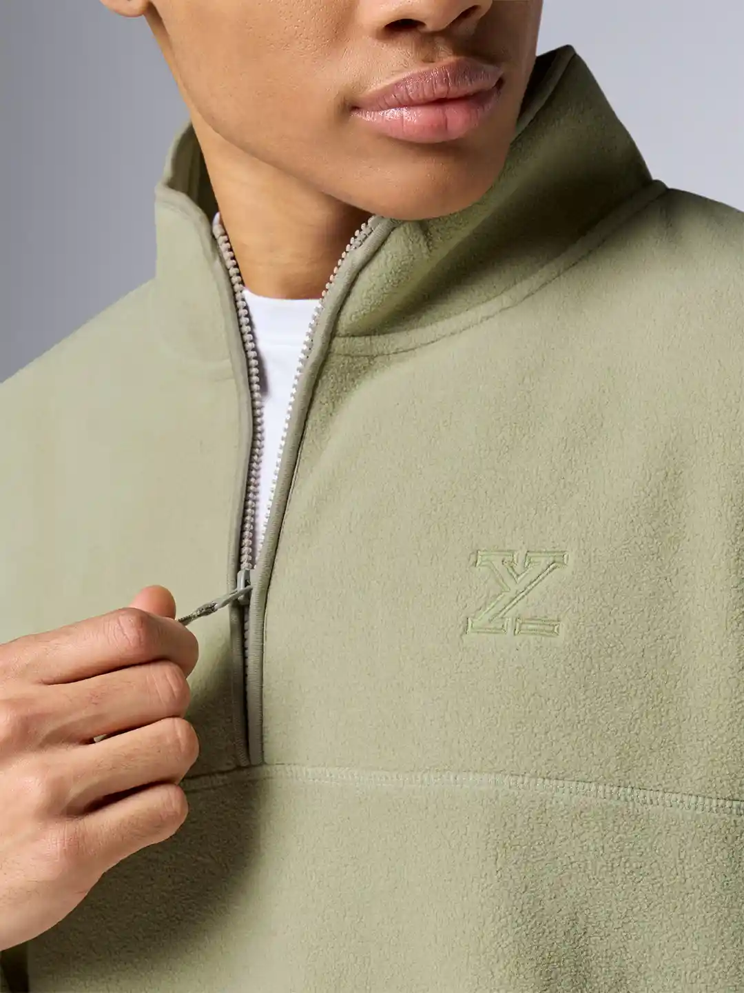 Saint Laurent Half Zip Sweatshirt Yves Saint Laurent Pour Homme