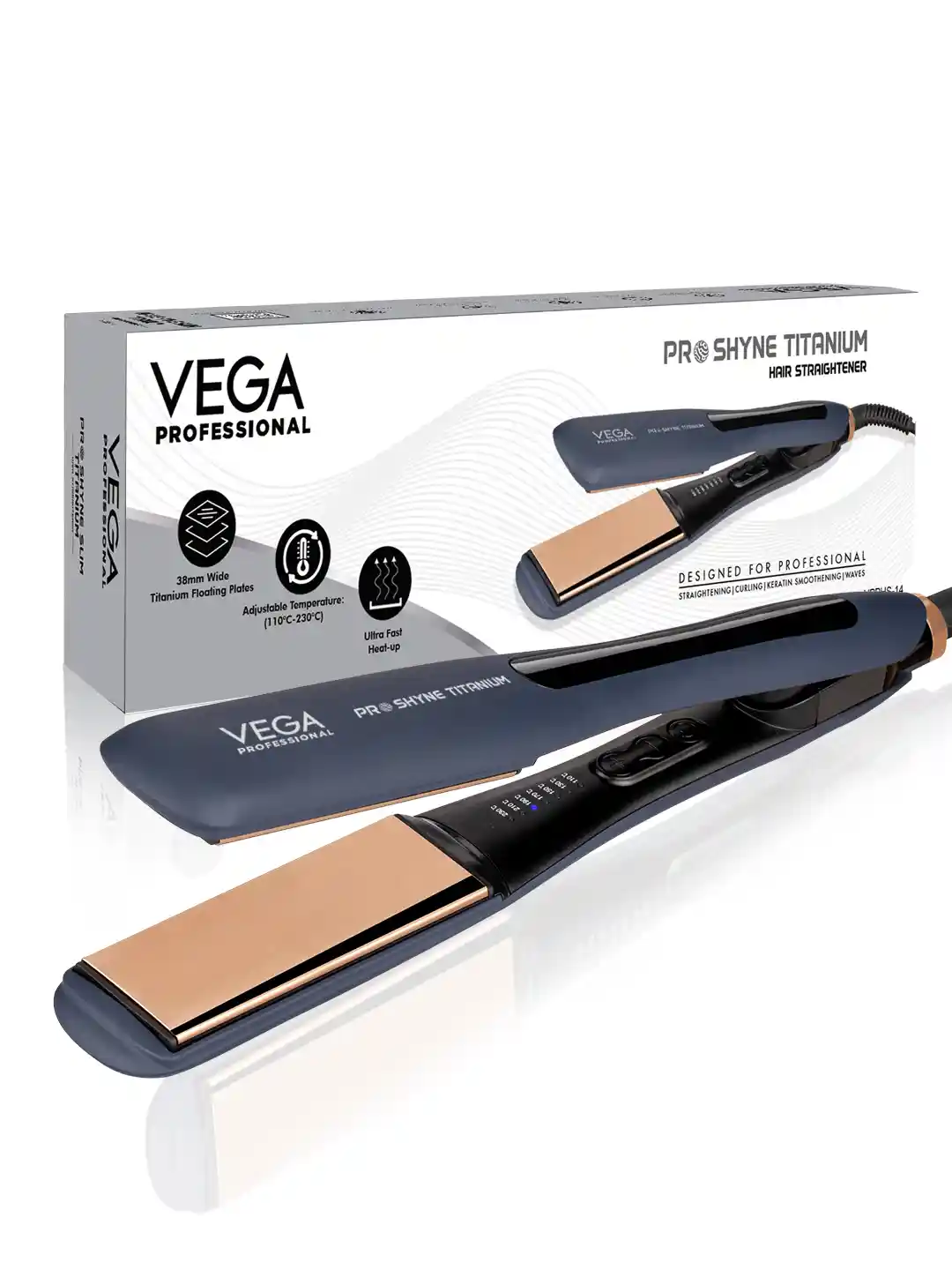 Buy VEGA PROFESSIONAL Pro-Shine Titanium Hair Straightener With