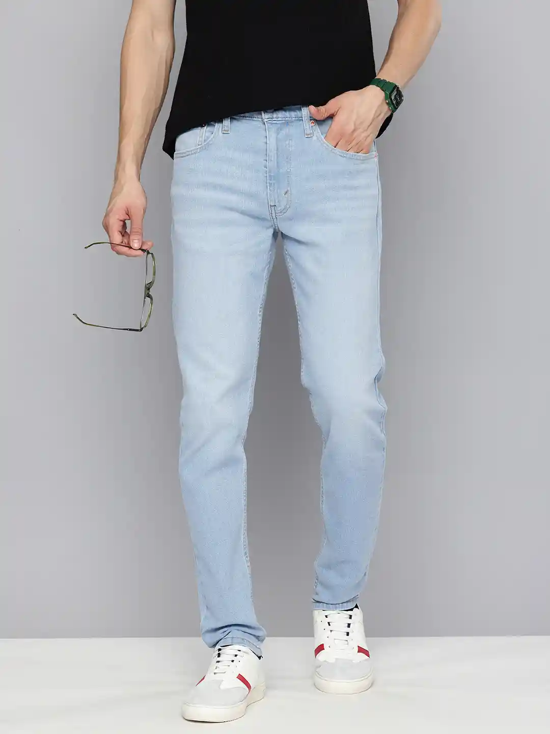 Levis Men Slim Fit Light Fade Stretchable Jeans