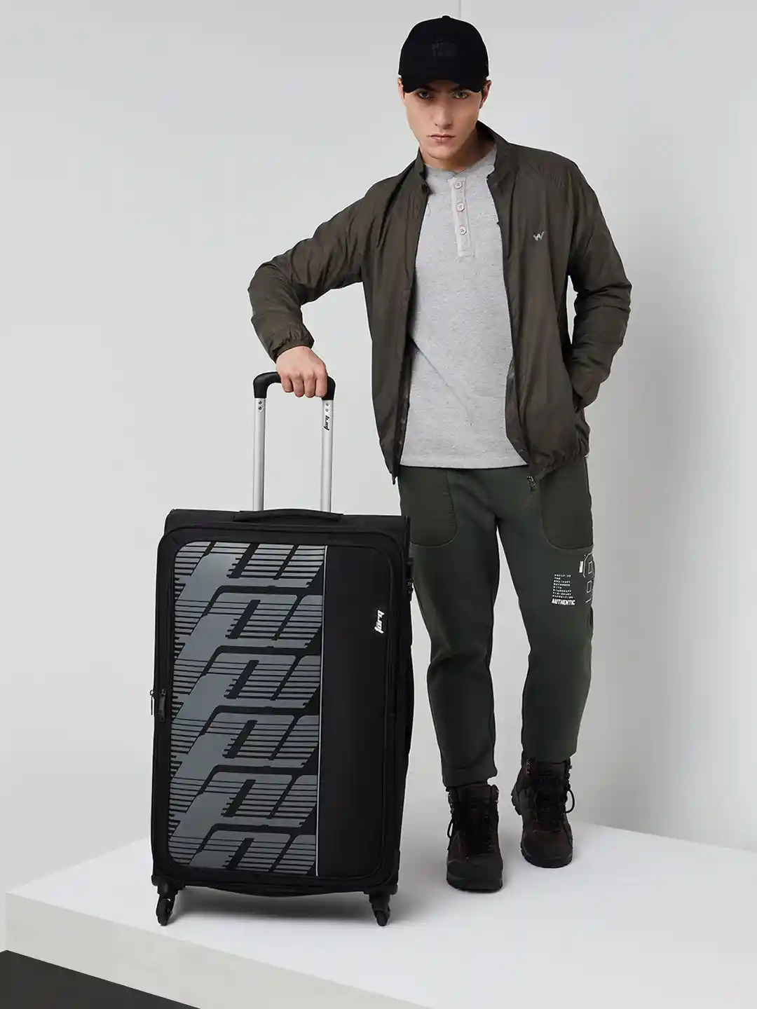 Buy Wildcraft Set of 3 Chester Torq Trolley Suitcases - Cabin