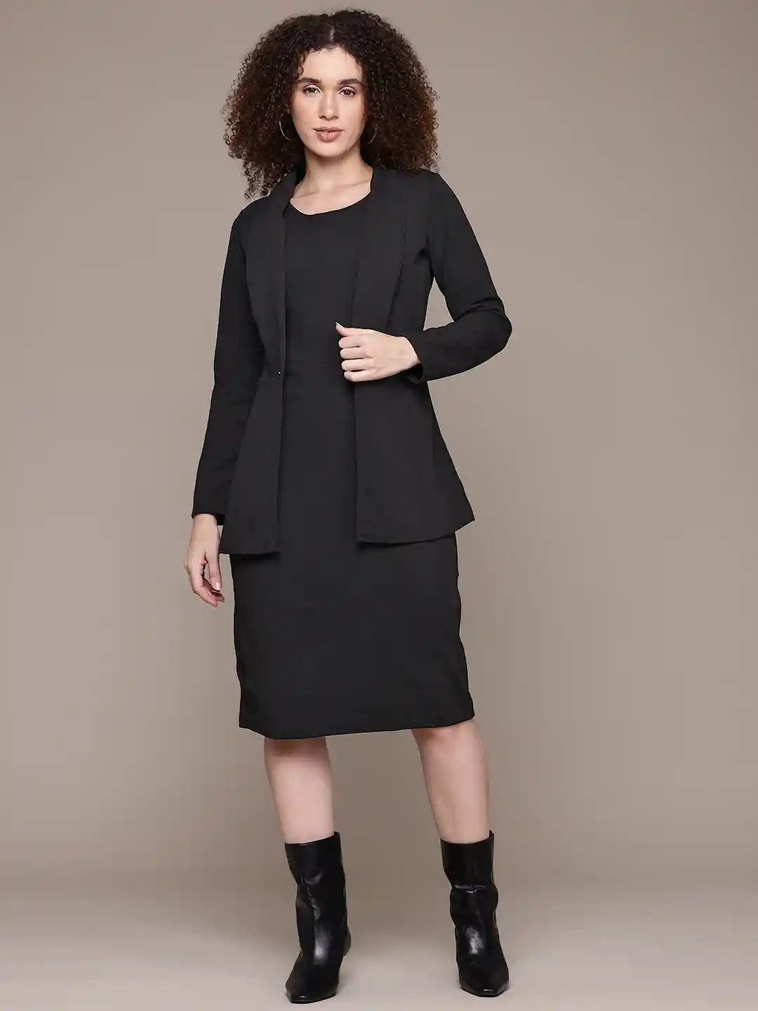Midi Dress Blazer Over Cocktail Dress Buy Roadster Women Bodycon