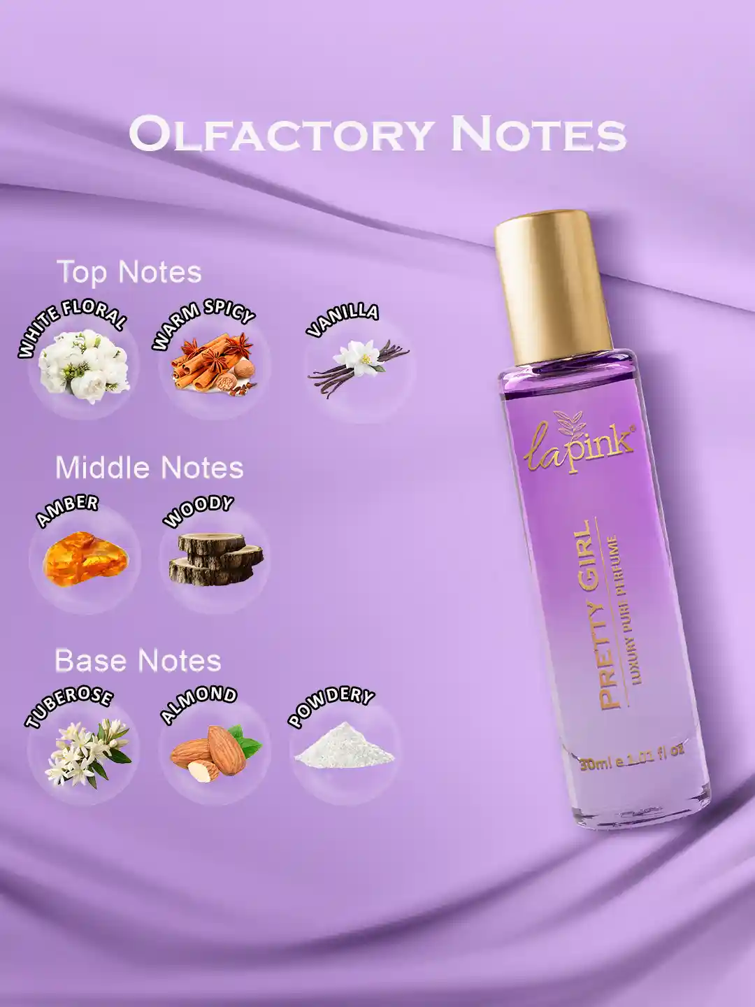 La Pink Pretty Girl French Luxury Pure Perfume 30 ml