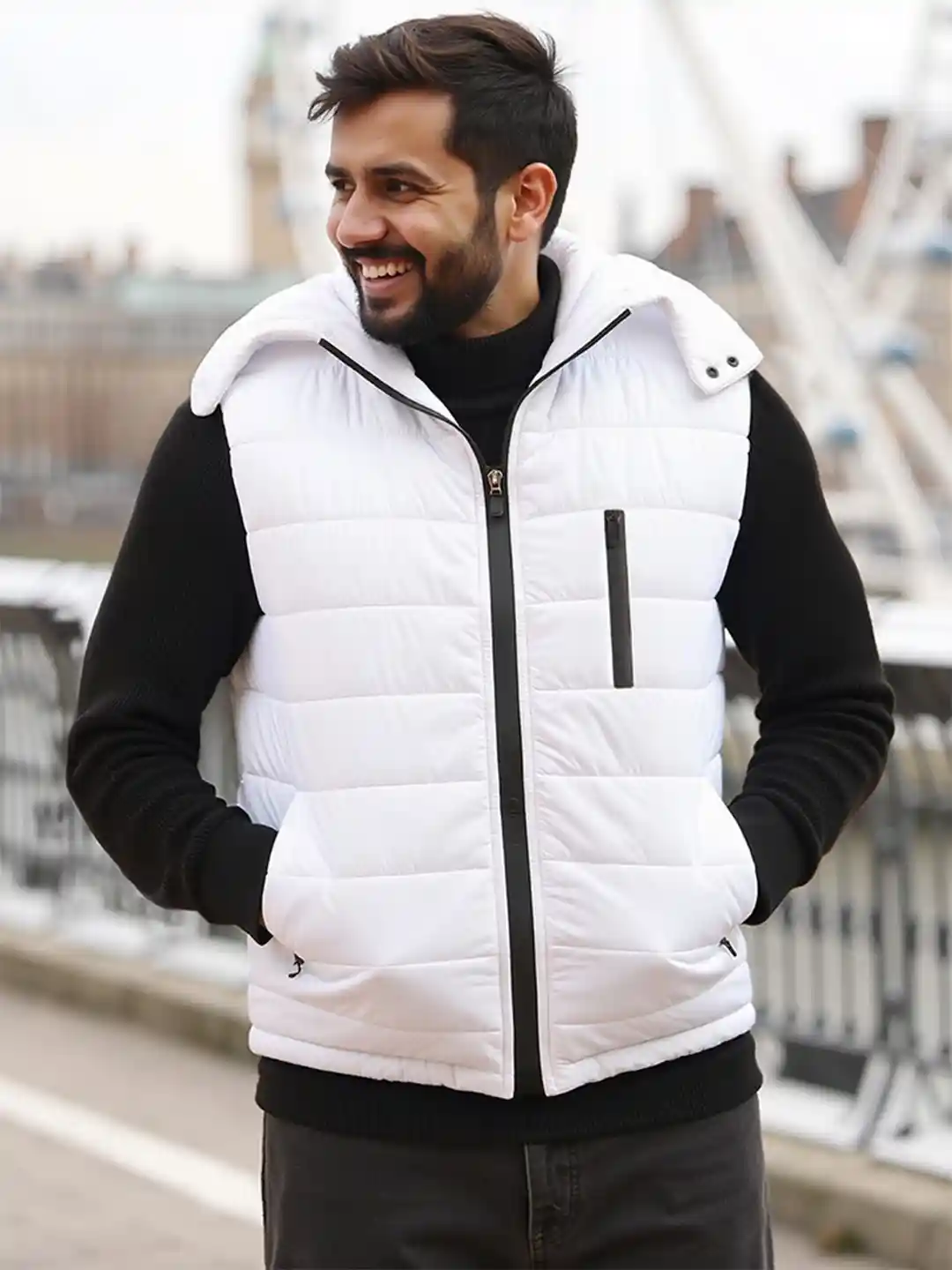 Buy KINGDOM OF WHITE Men Insulator Quilted Jacket Jackets for