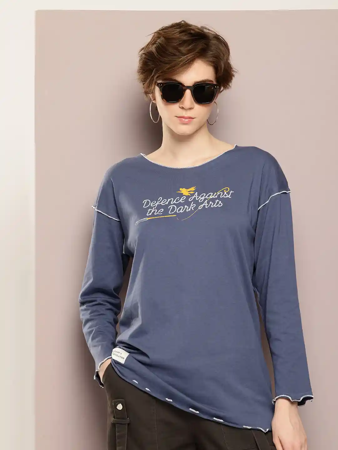 Buy Kook N Keech Harry Potter Printed Raw Edge Pure Cotton