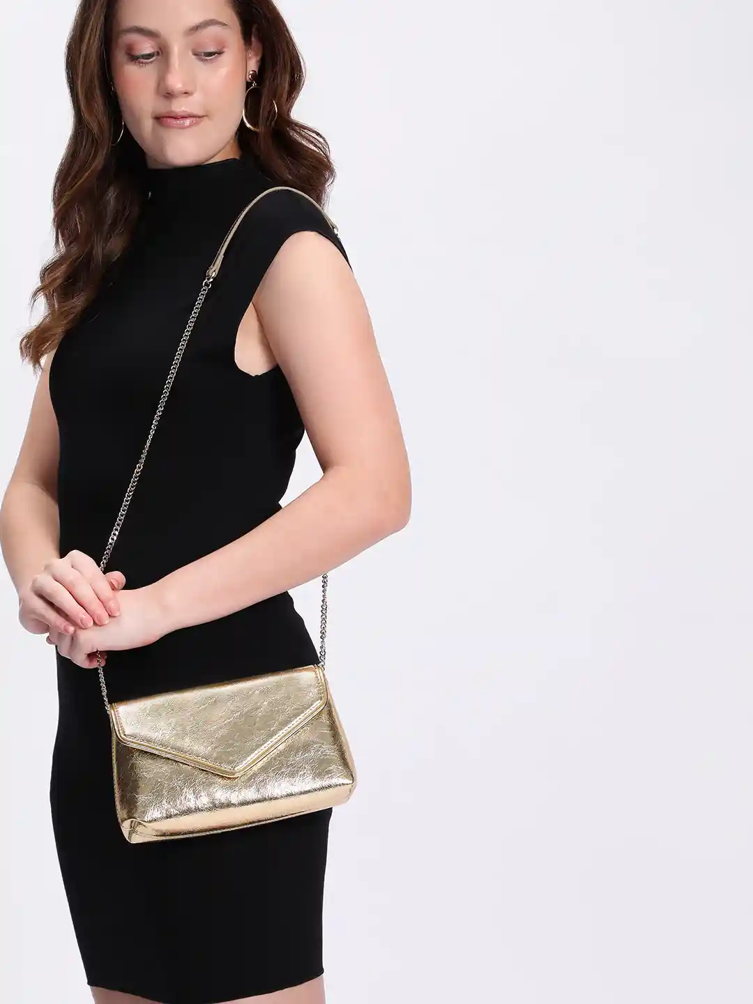 Buy MANGO PU Structured Sling Bag Handbags for Women 31856106