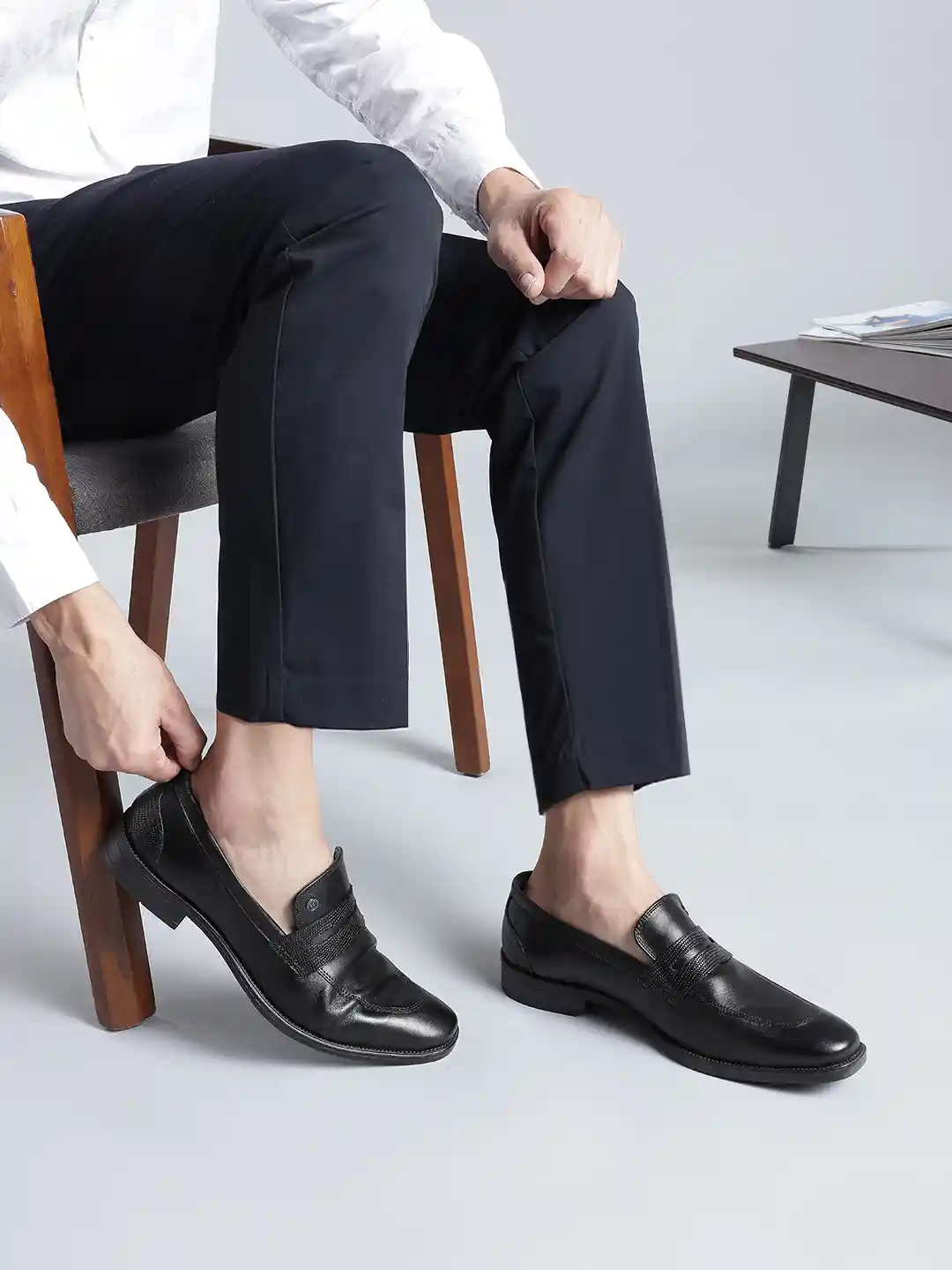 Myntra Kenneth Cole Mens Slip On Shoes Kenneth Cole Men Leather - Main Image