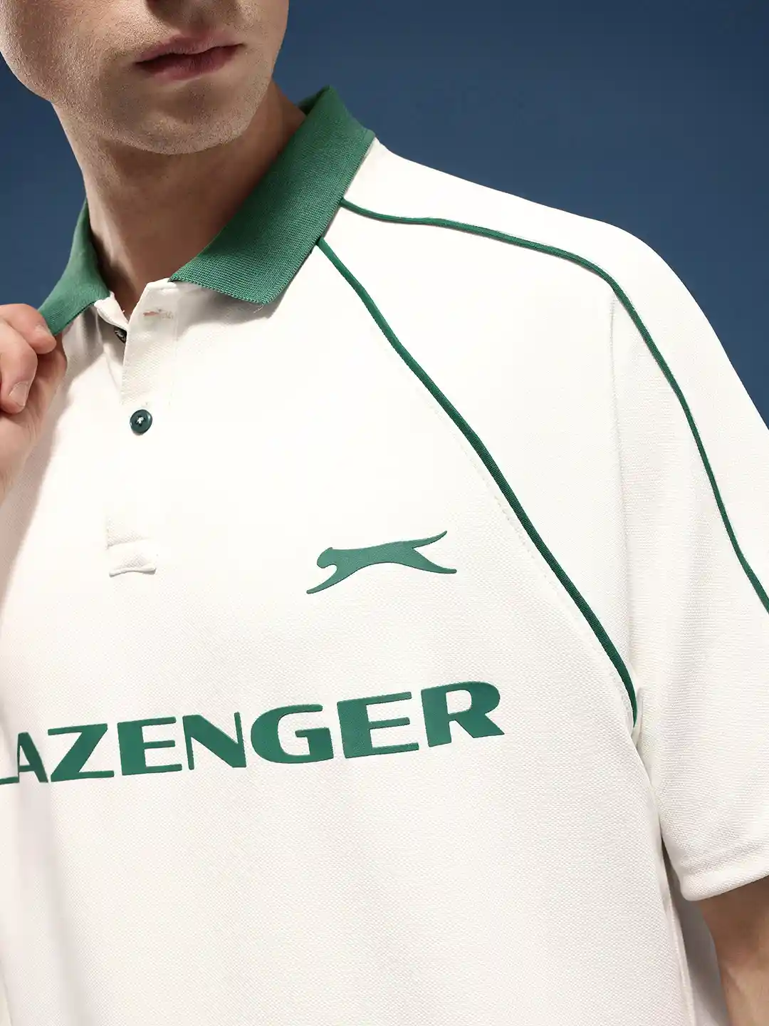 Slazenger Clothing Logo Buy Slazenger Brand Logo Print Polo Collar