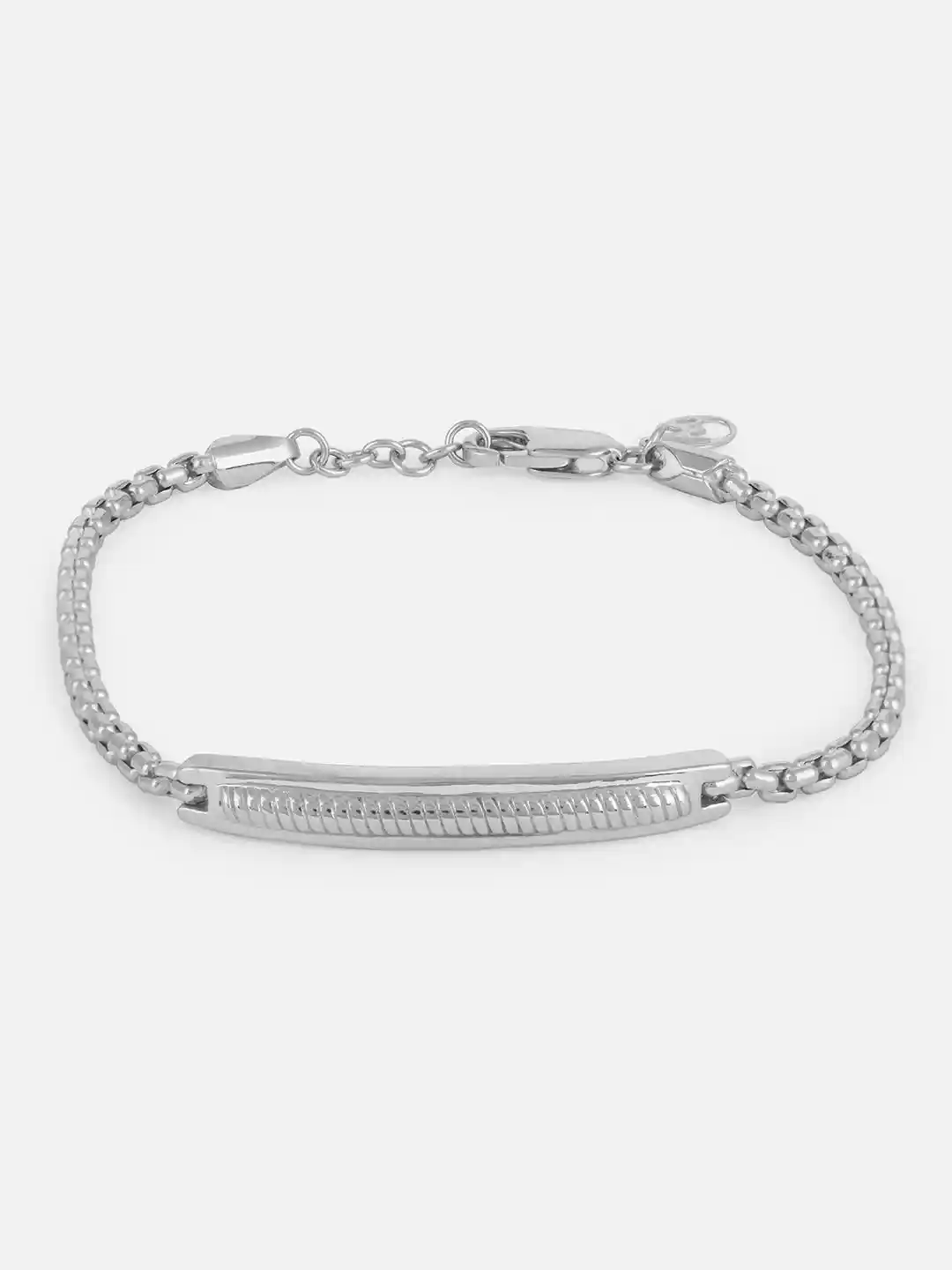 Buy Mia by Tanishq Sleek Statement 925 Sterling Silver Bracelet