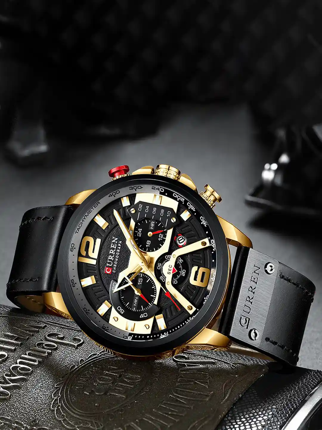 Buy Curren Men Stainless Steel Chronograph Analogue Watch CR-8329