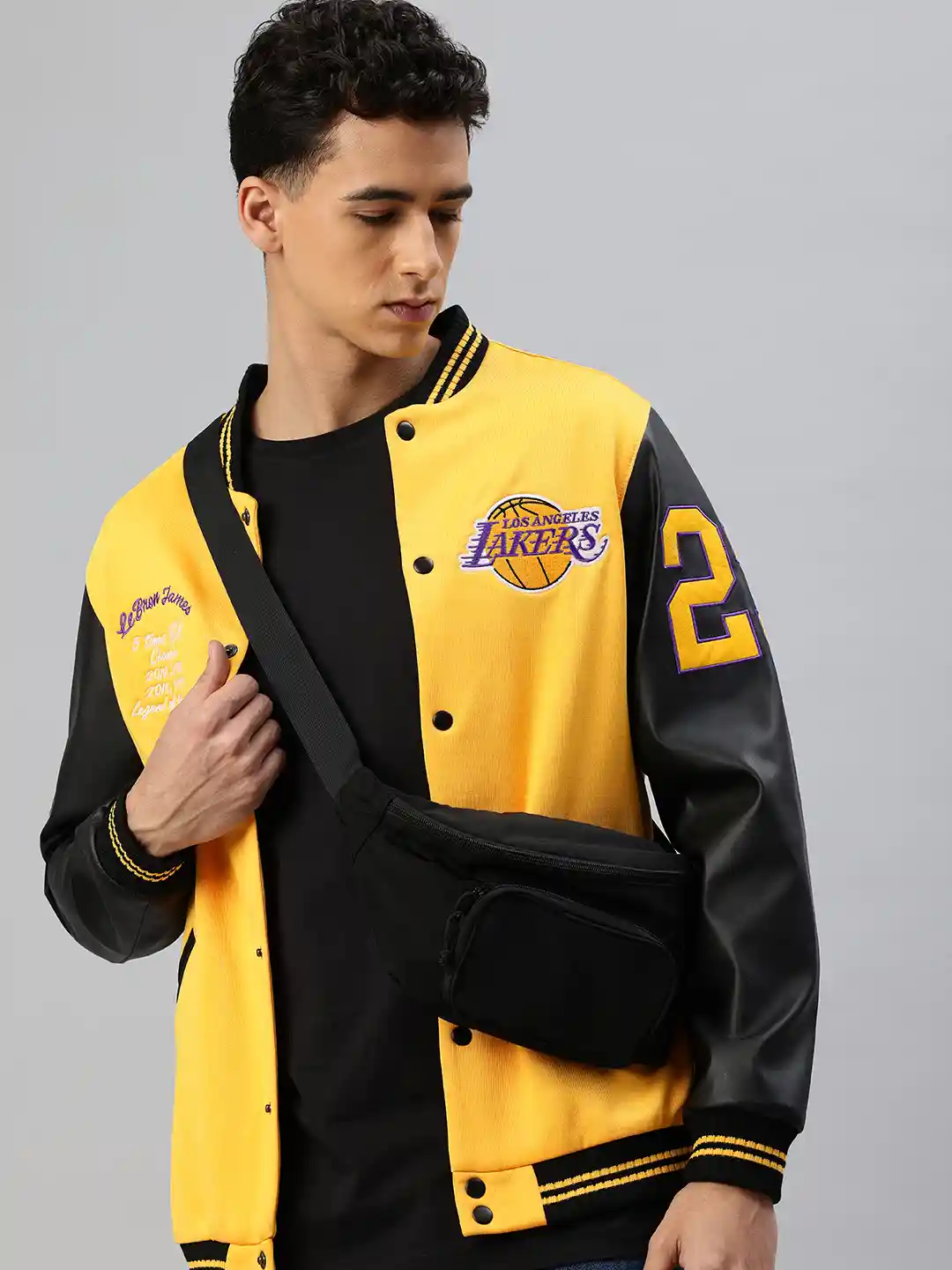 Nba Jackets Lakers Youth Jacket NBA Colourblocked LeBron James Los