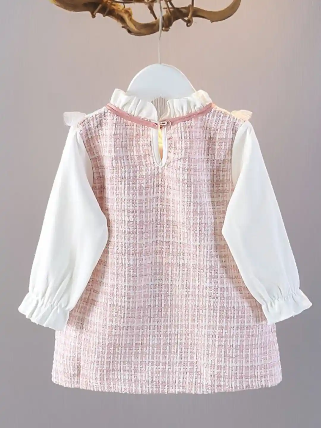 Buy YK Girls Self Design A-Line Dress Dresses for Girls 31986122