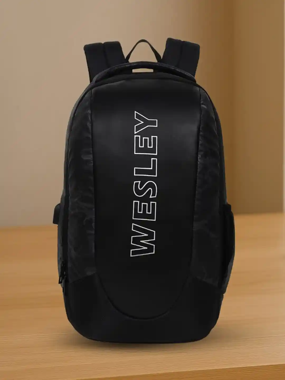 Buy Wesley Unisex Backpack With USB Charging Port Backpacks for
