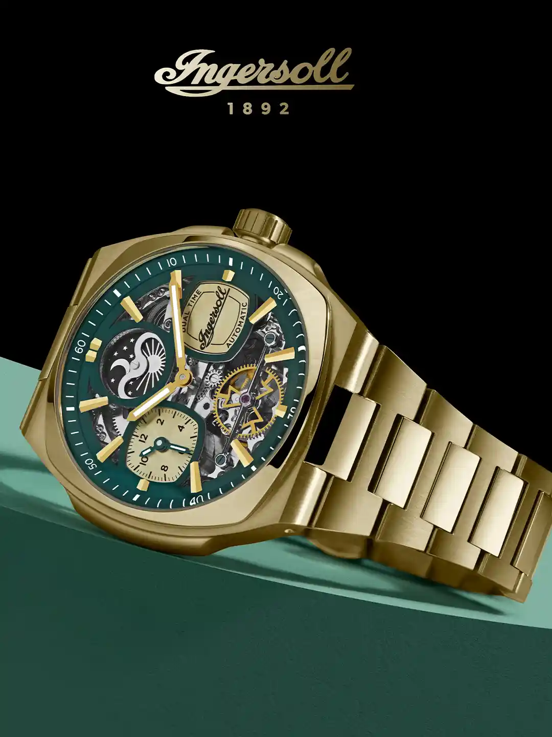 Buy Ingersoll Men Dial Stainless Steel Bracelet Style Straps