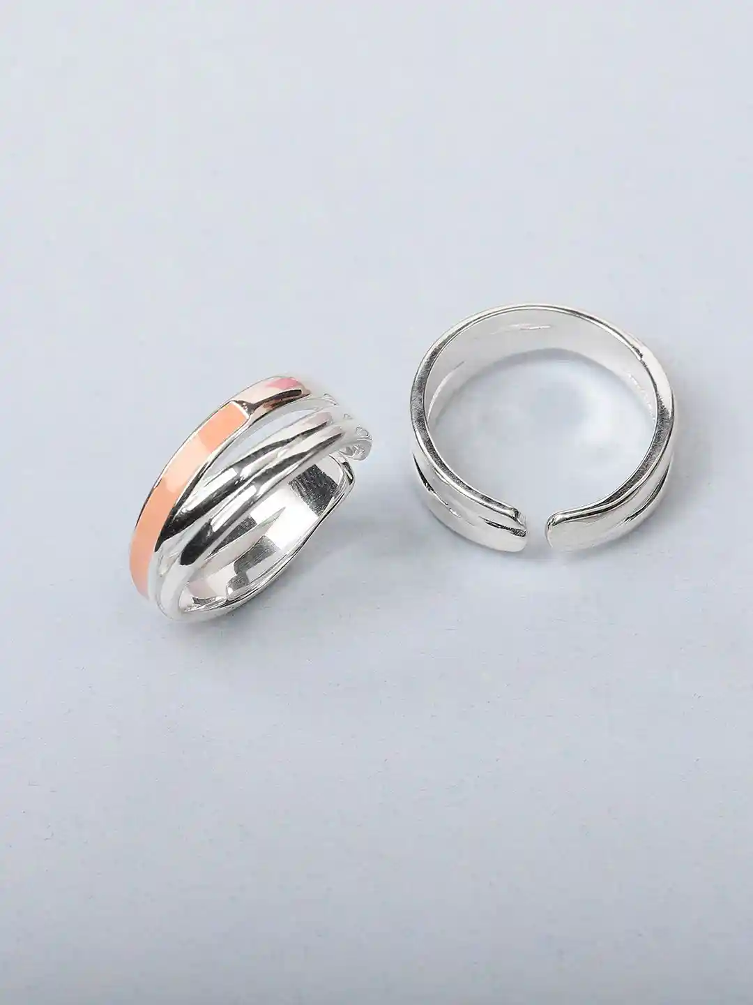 Buy Mia by Tanishq 925 Sterling Silver Crisscross Glam Toe Rings