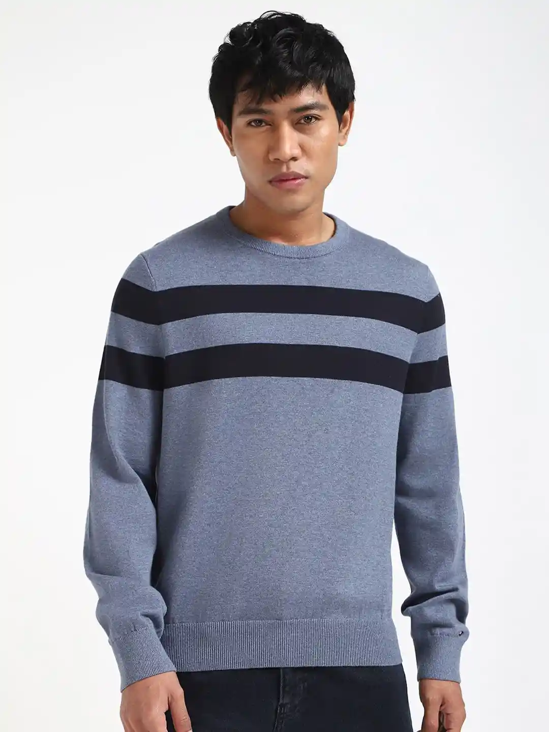 Tommy Hilfiger Men Striped Pullover Sweater
