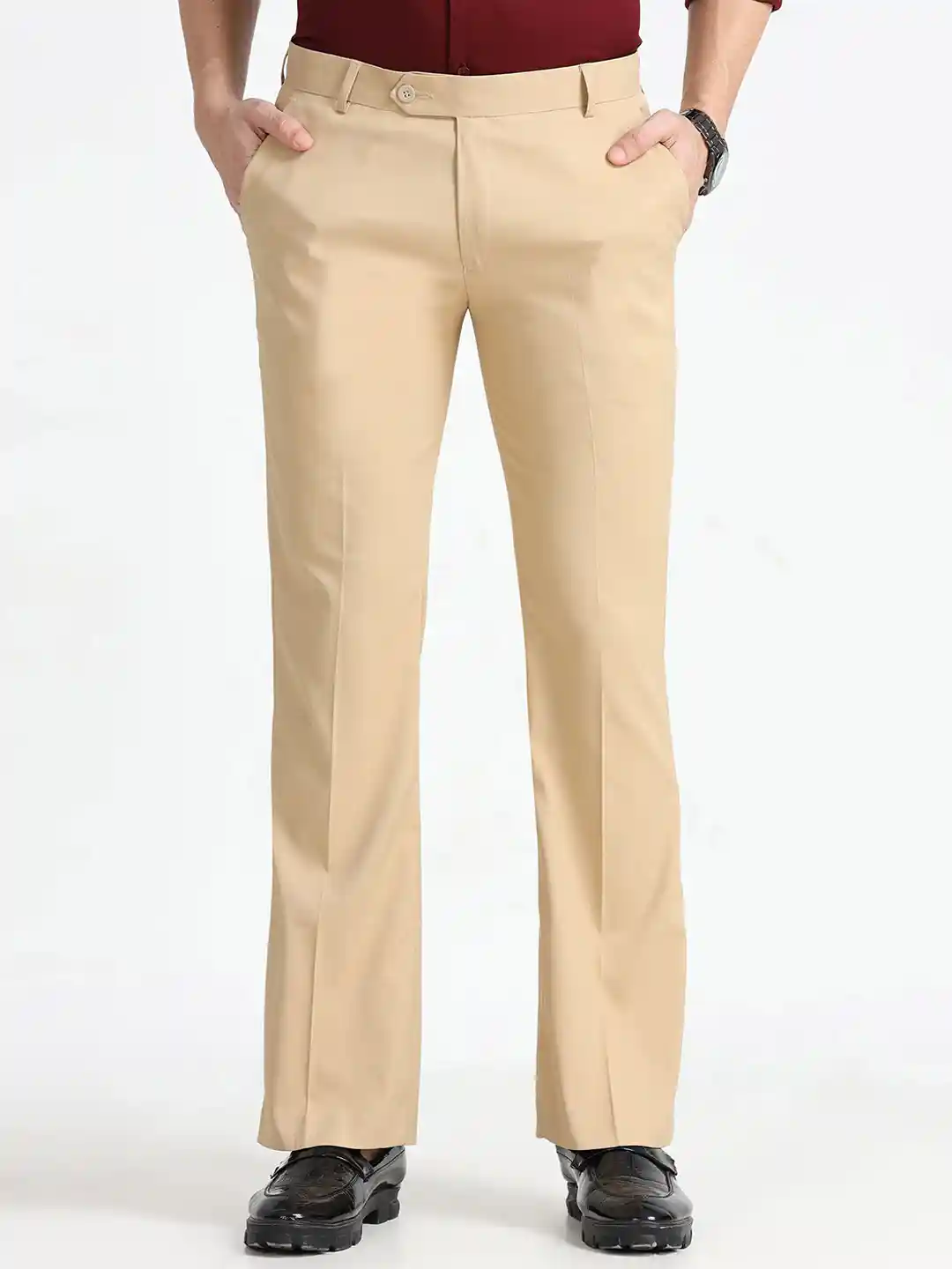 Dress Pants Low Rise Bootcut Khaki Pants Mens Bootcut Slim Bootcut
