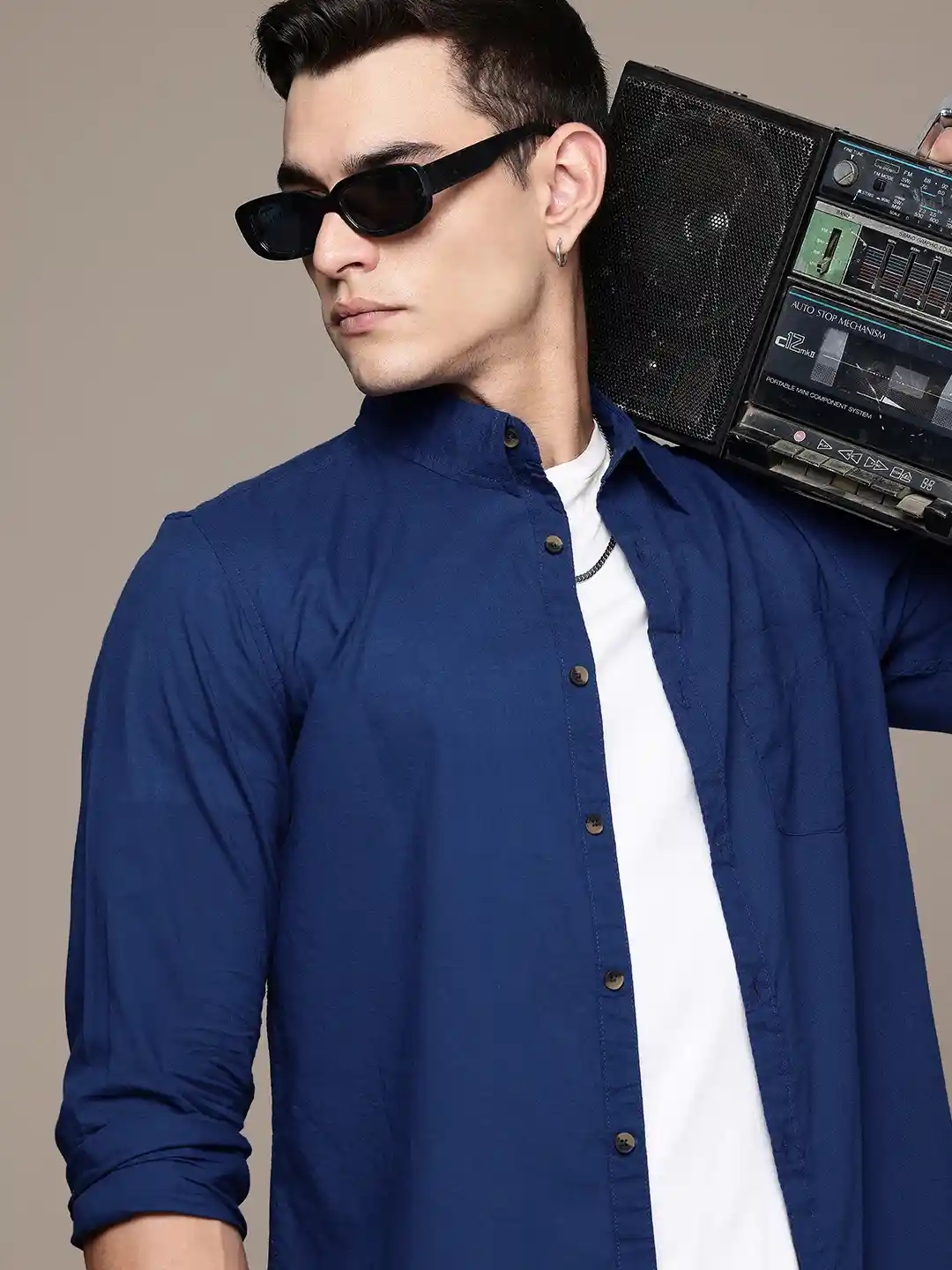 Kurta Kalamkari Cotton Turtleneck T Shirt Buy Indian Needle Men's