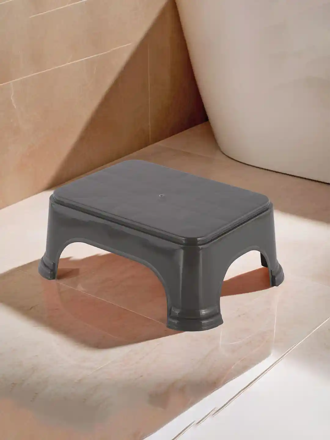 Buy Kuber Industries Grey Bathroom Stool for Bathing Sitting Stool