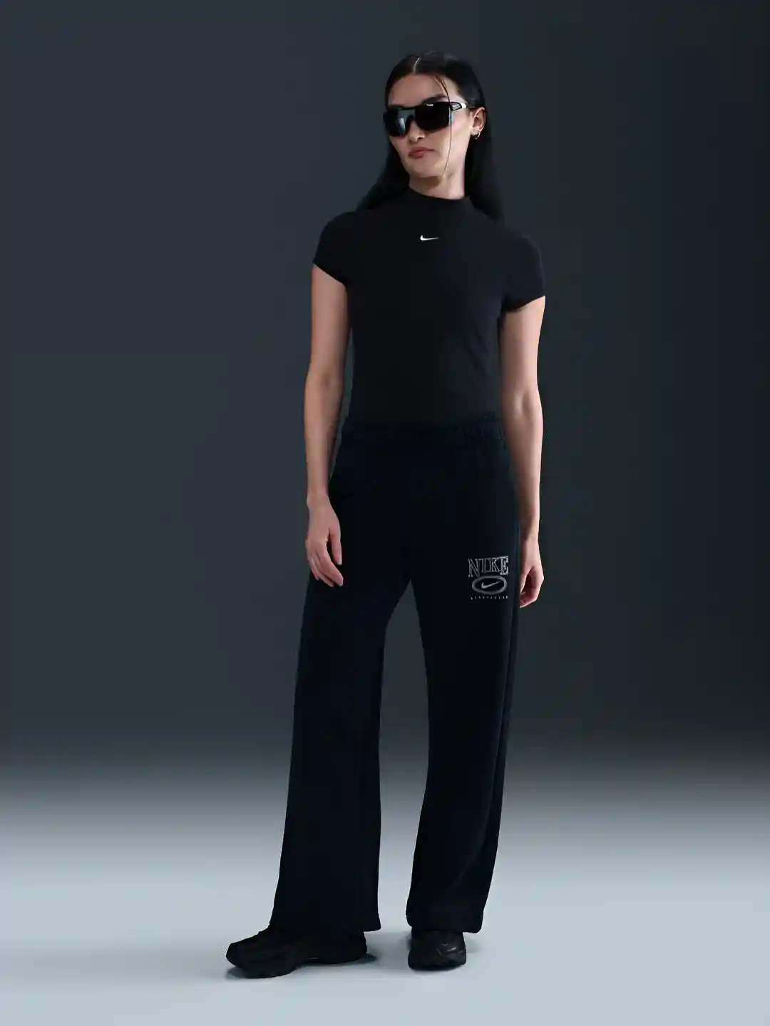 Wide Leg Pants Nike Fleece Track Pants Womens Buy Nike Sportswear