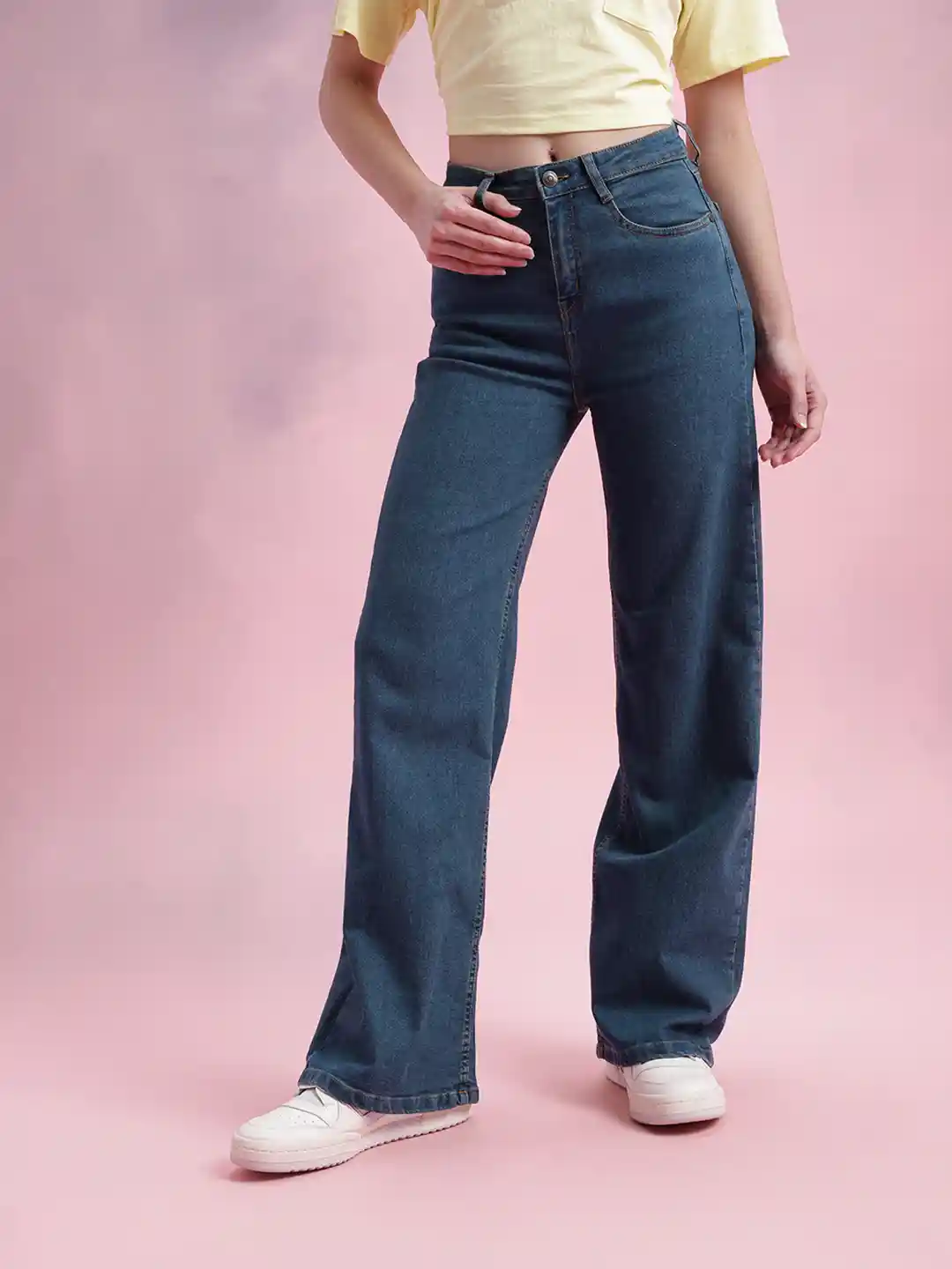 Buy DressBerry Women Wide Leg Jeans Jeans for Women 32045119