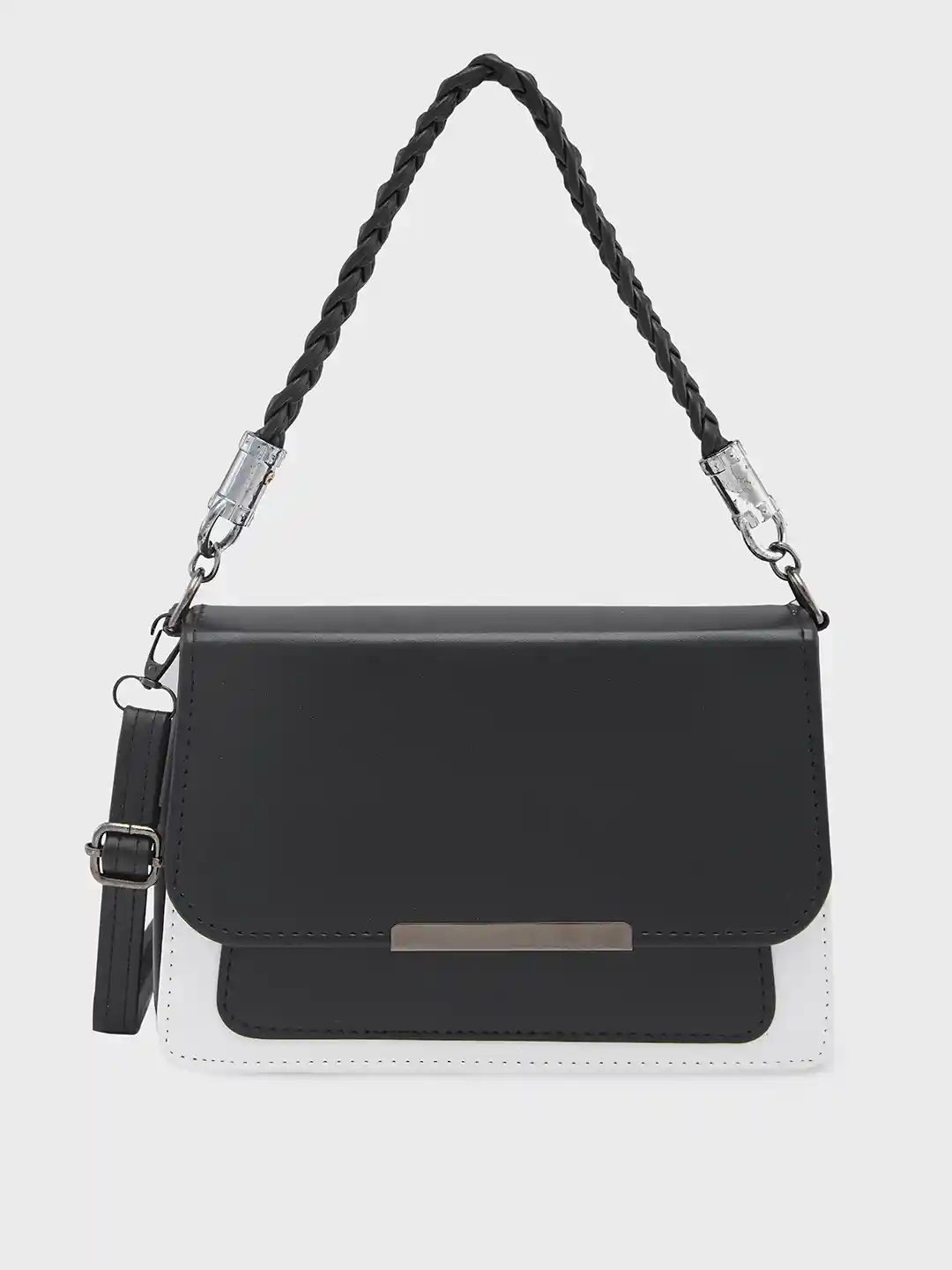 Buy Caprese Colourblocked Structured Satchel Bag Handbags for