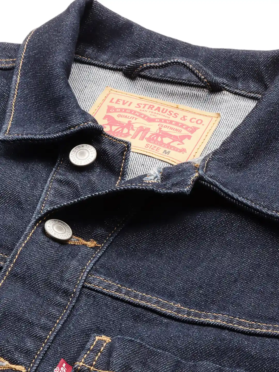Buy Levis Spread Collar Denim Truckers Jacket Jackets for Men