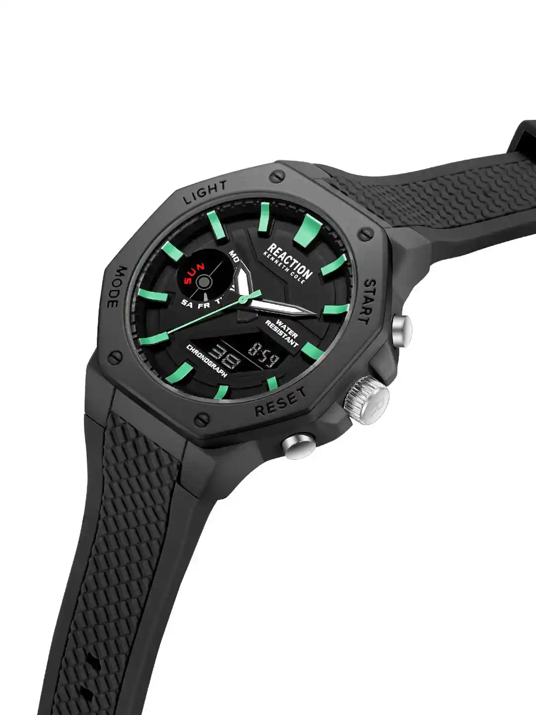 Amazon Reloj Reaction Kenneth Cole Negro Kenneth Cole Reaction