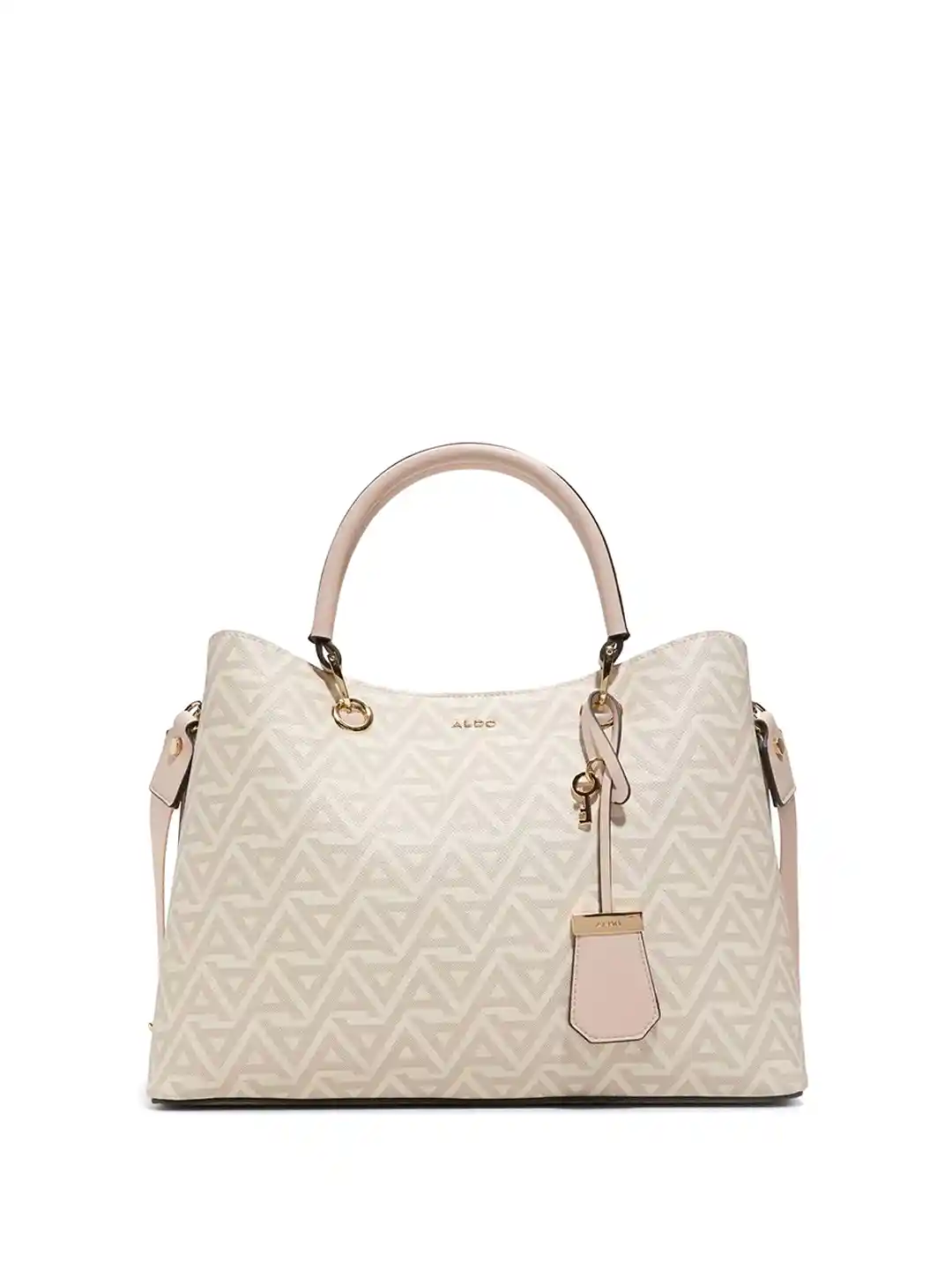 Buy ALDO Women EILE Typography Printed Bucket Leather Handheld Bag