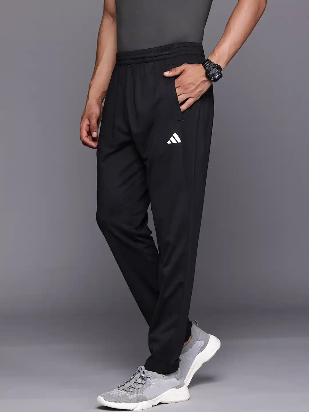 Buy ADIDAS Men Mid-Rise Regular Fit Training Track Pants Track