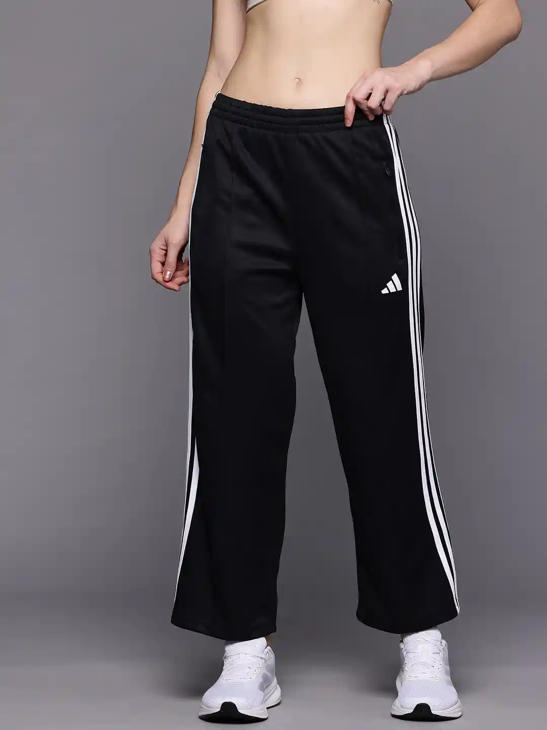 Buy ADIDAS Women 3-Striped Cropped Track Pants Track Pants for