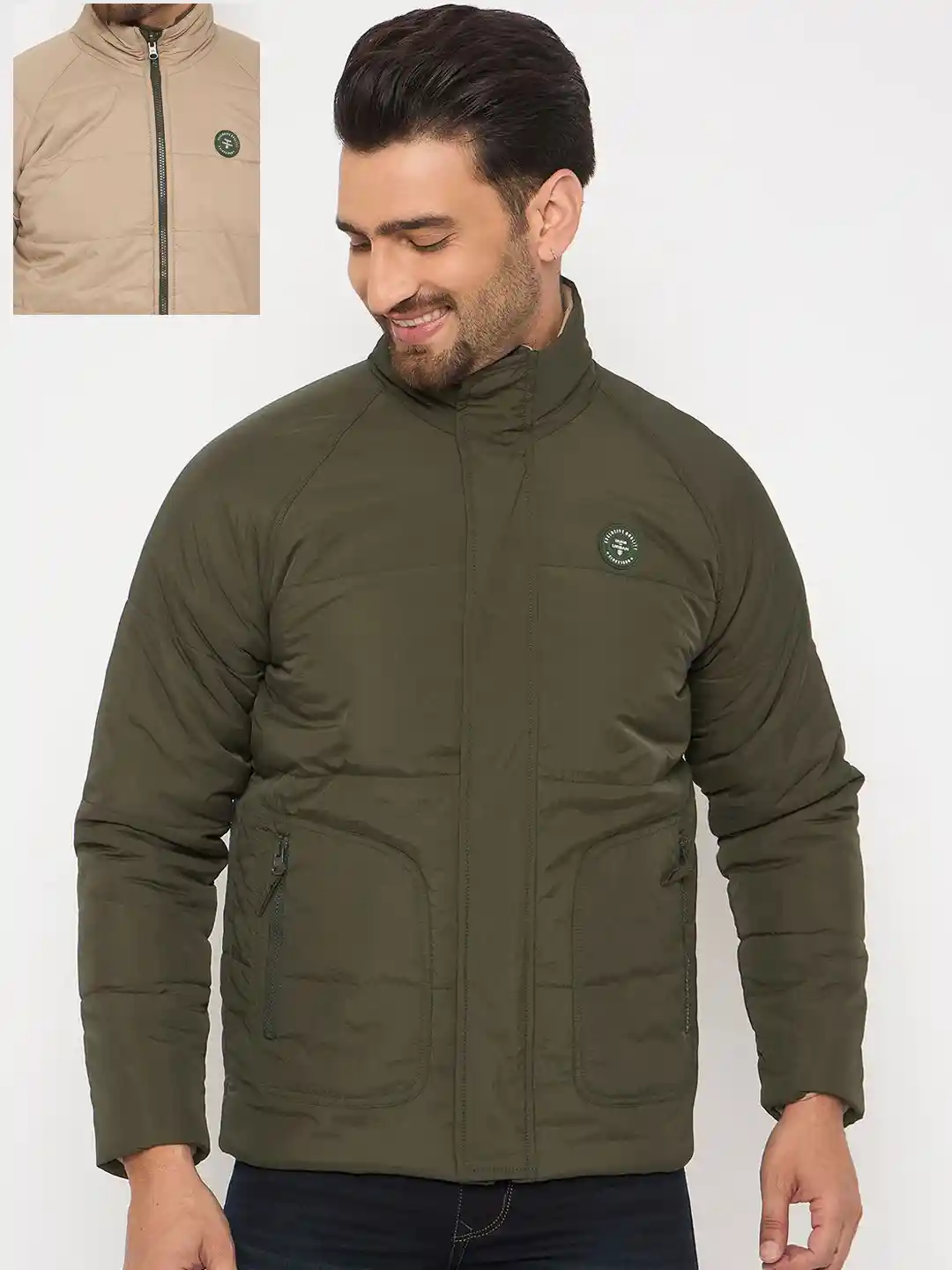 Buy Duke Men Solid Reversible Jacket Jackets for Men 32186874