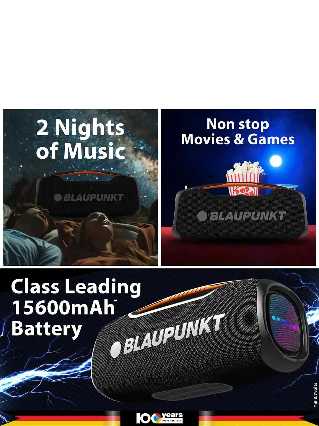 Buy BLAUPUNKT Atomik Knightz 100 W Bluetooth Party Speaker With