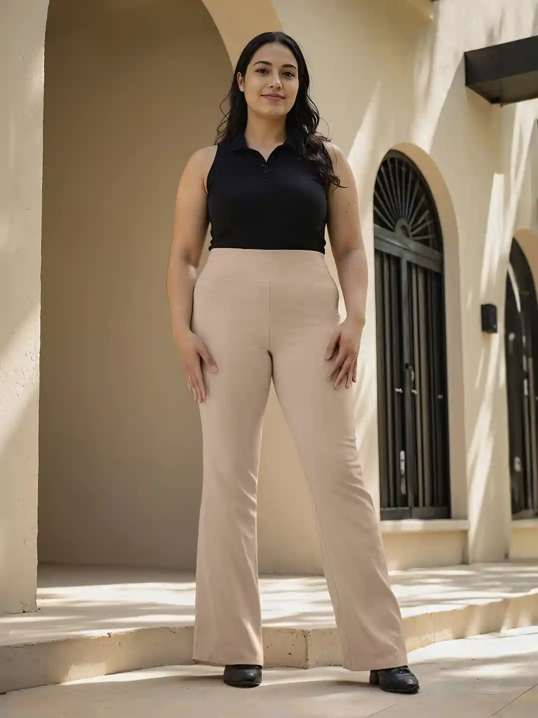 Blissclub Womens AM PM Cotton Flare Pants -Tall