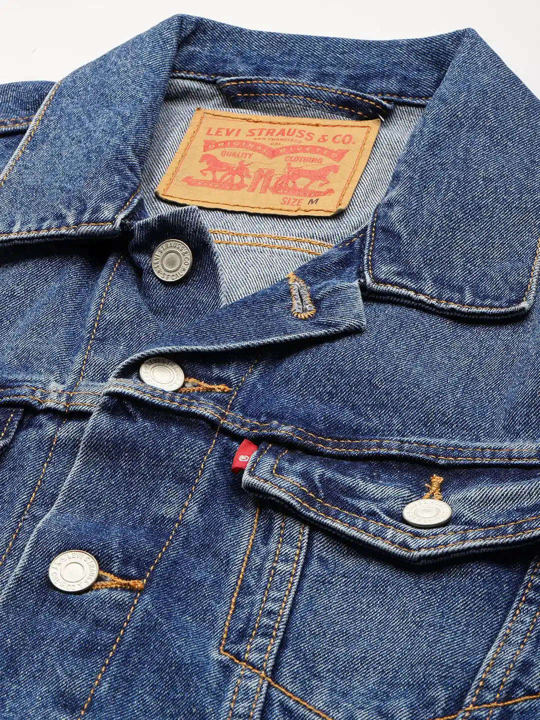 Buy Levis Pure Cotton Denim Jacket Jackets for Men 32257144 Myntra