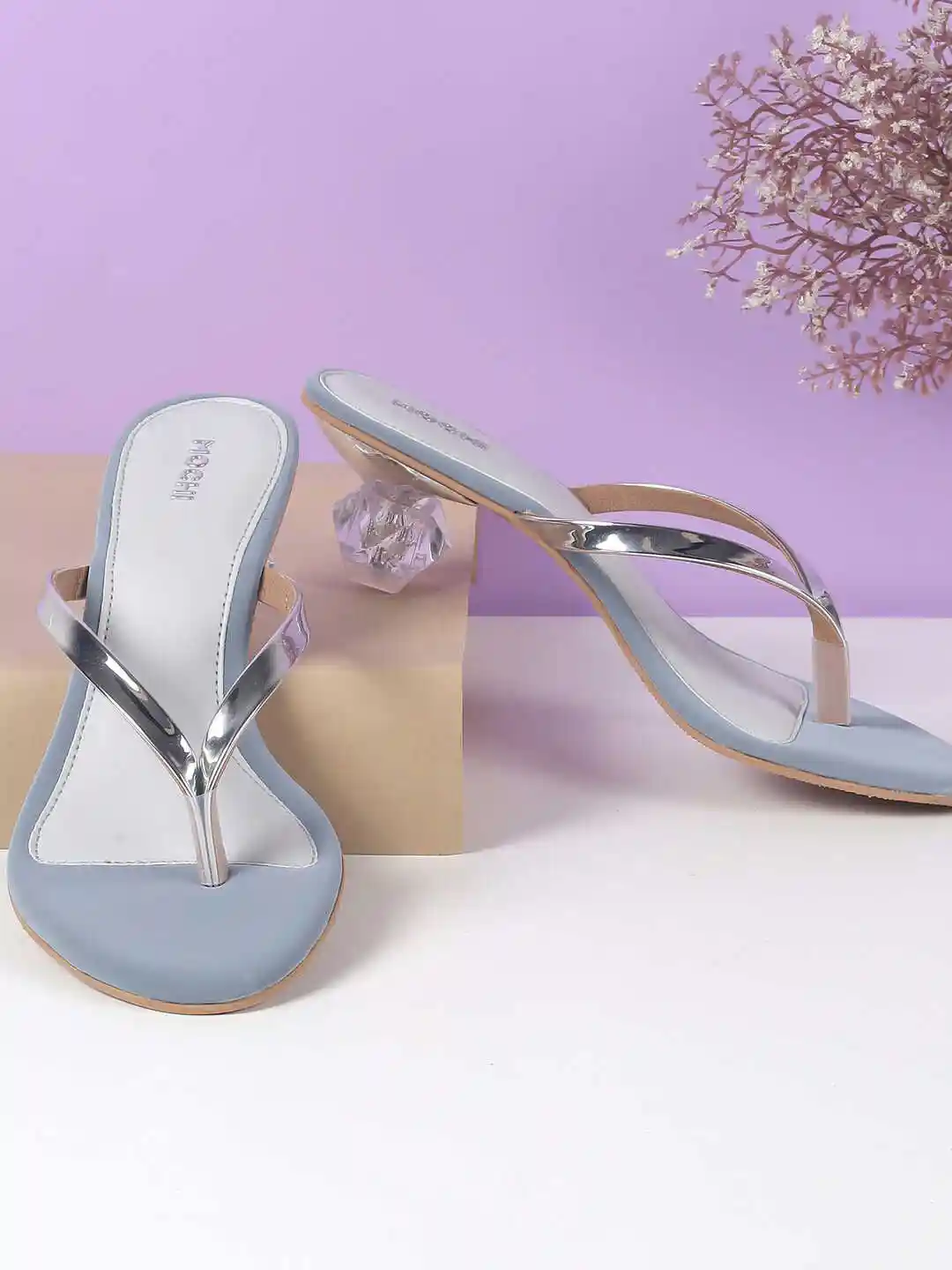 Mochi Embellished Kitten Sandals