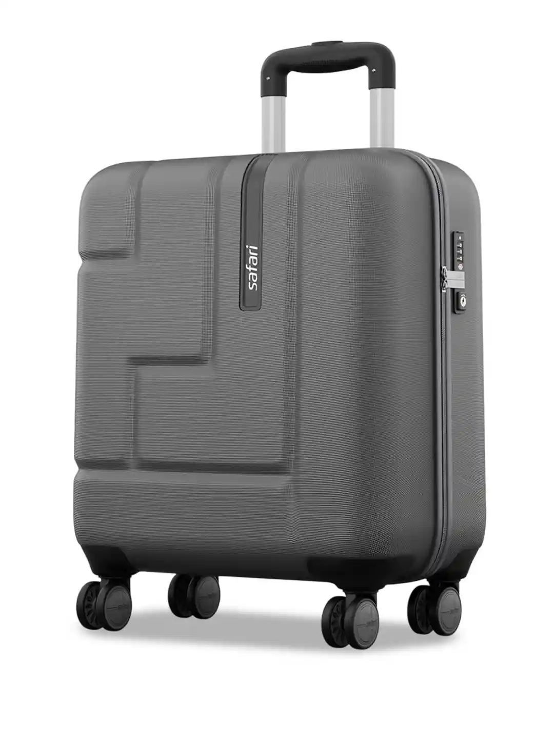Safari Dual Laptop Bag With Wheels Cabin Trolley Bag With Laptop