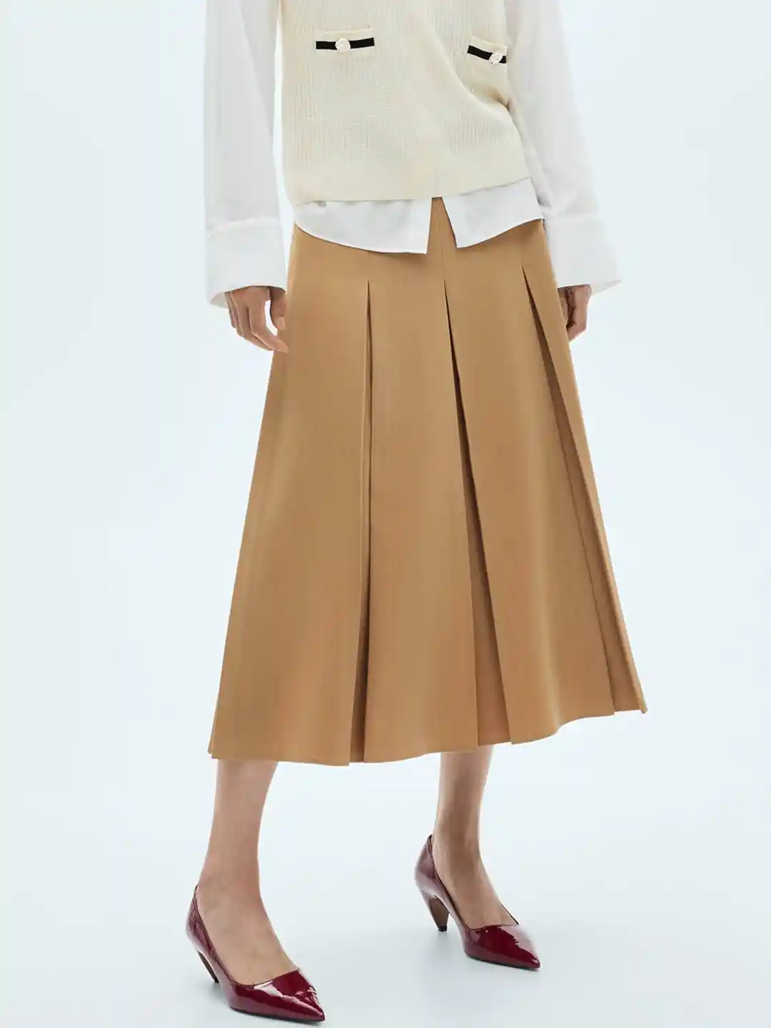 Buy MANGO Women Godet A-Line Midi Skirt Skirts for Women