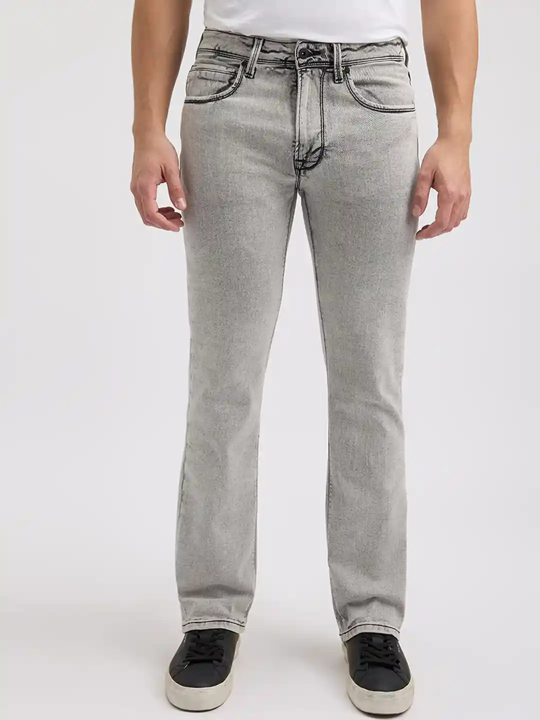 Buy Pepe Jeans Men Bootilicious Bootcut Mid-Rise Stretchable Jeans