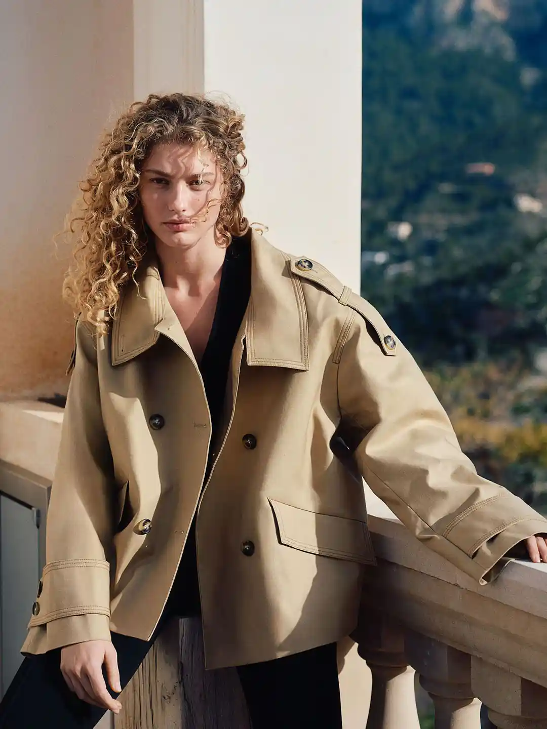 Buy H&M Short Trench Coat Jackets for Women 32321066 Myntra