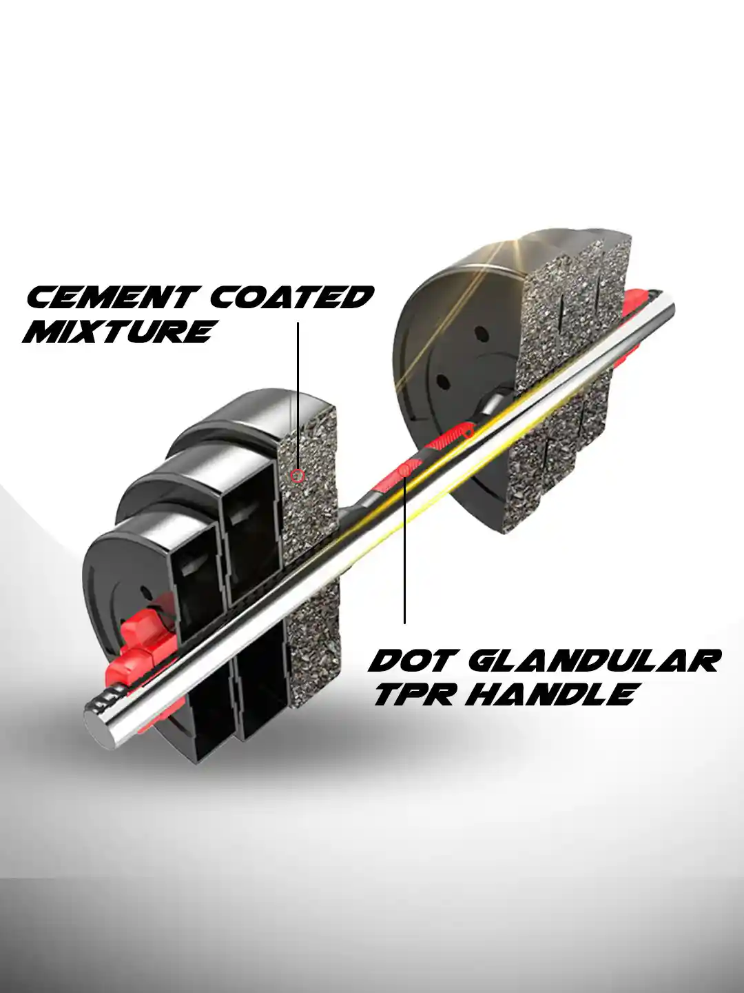 Buy PowerMax Fitness PDS-20P Adjustable Dumbbell Set Coated Iron