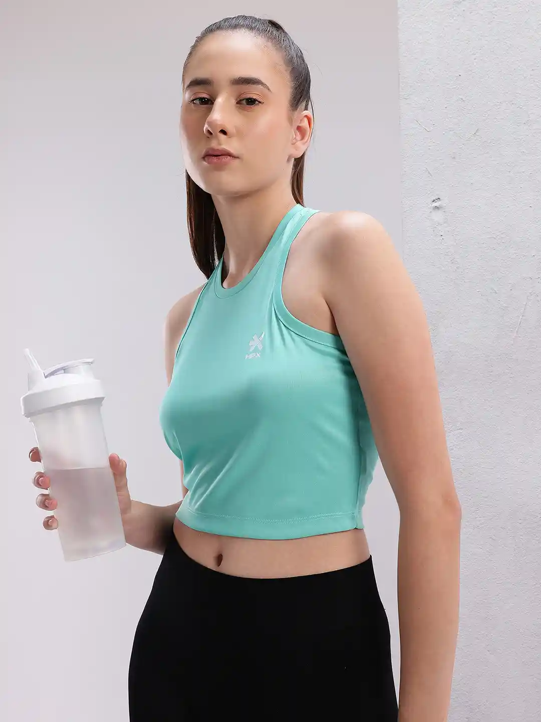 Buy HRX by Hrithik Roshan Rapid-Dry Crop Running Tank T-shirt